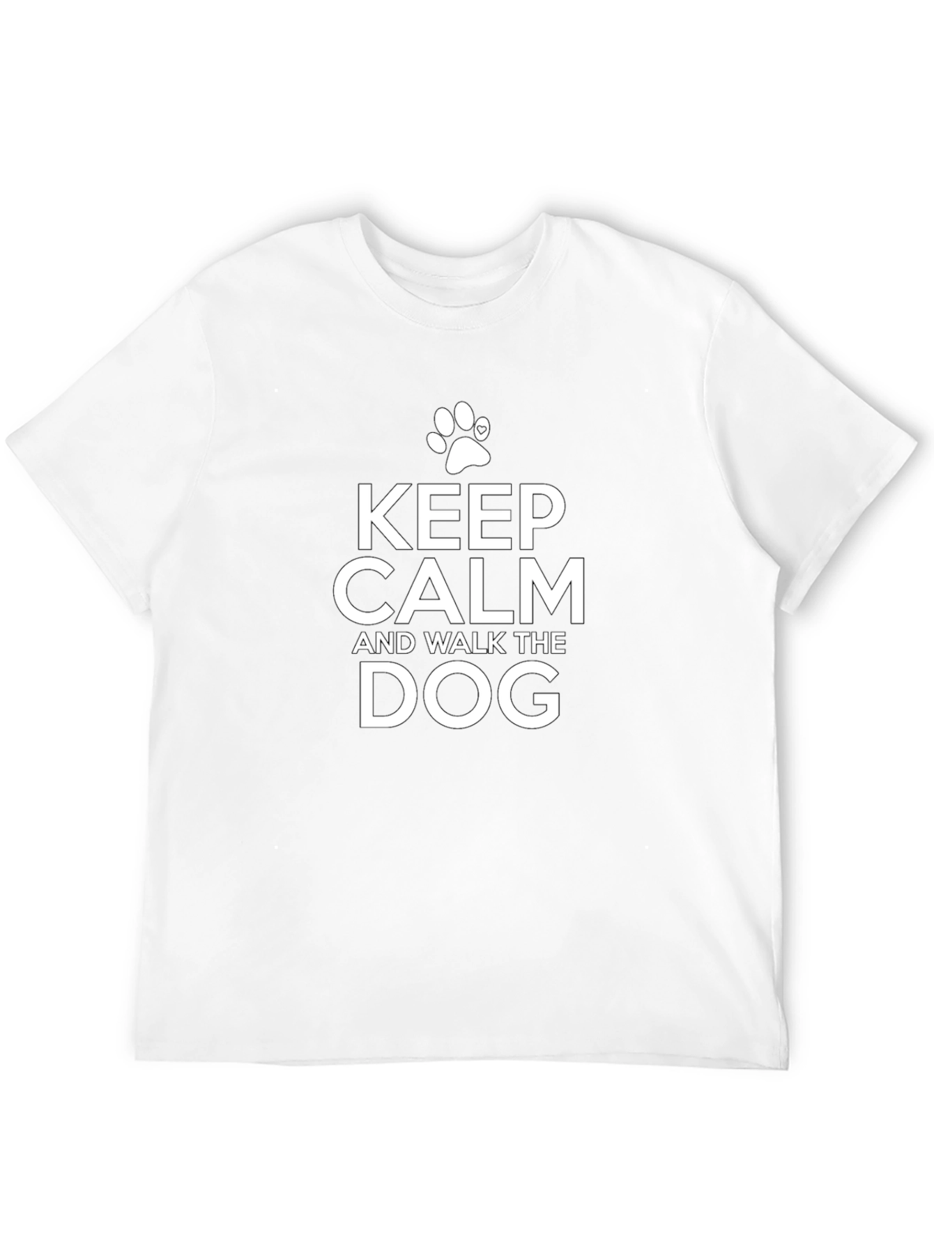 Keep Calm and Walk the Dog T-Shirt