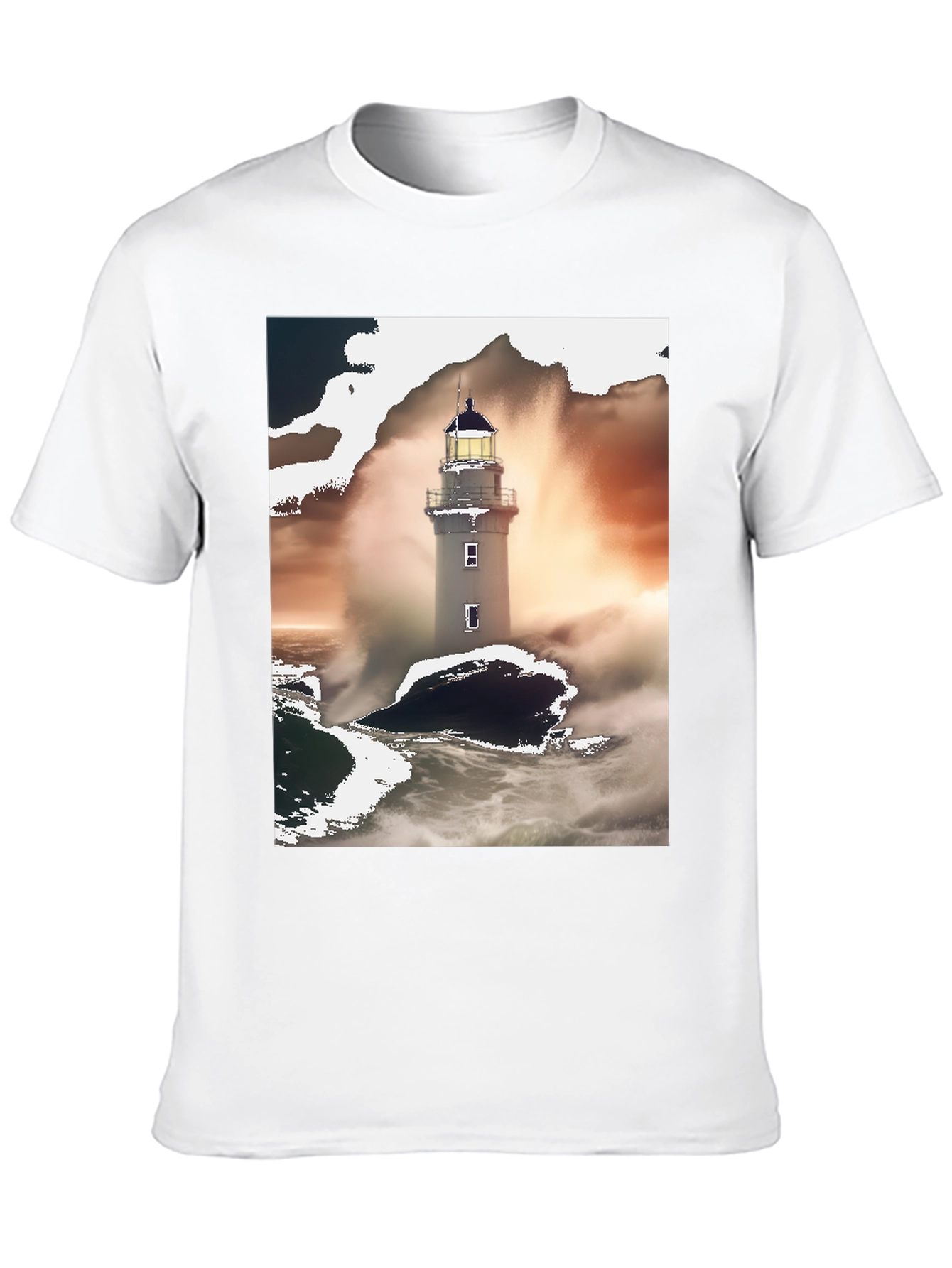 Lighthouse Graphic Tee - Coastal Style Comfort