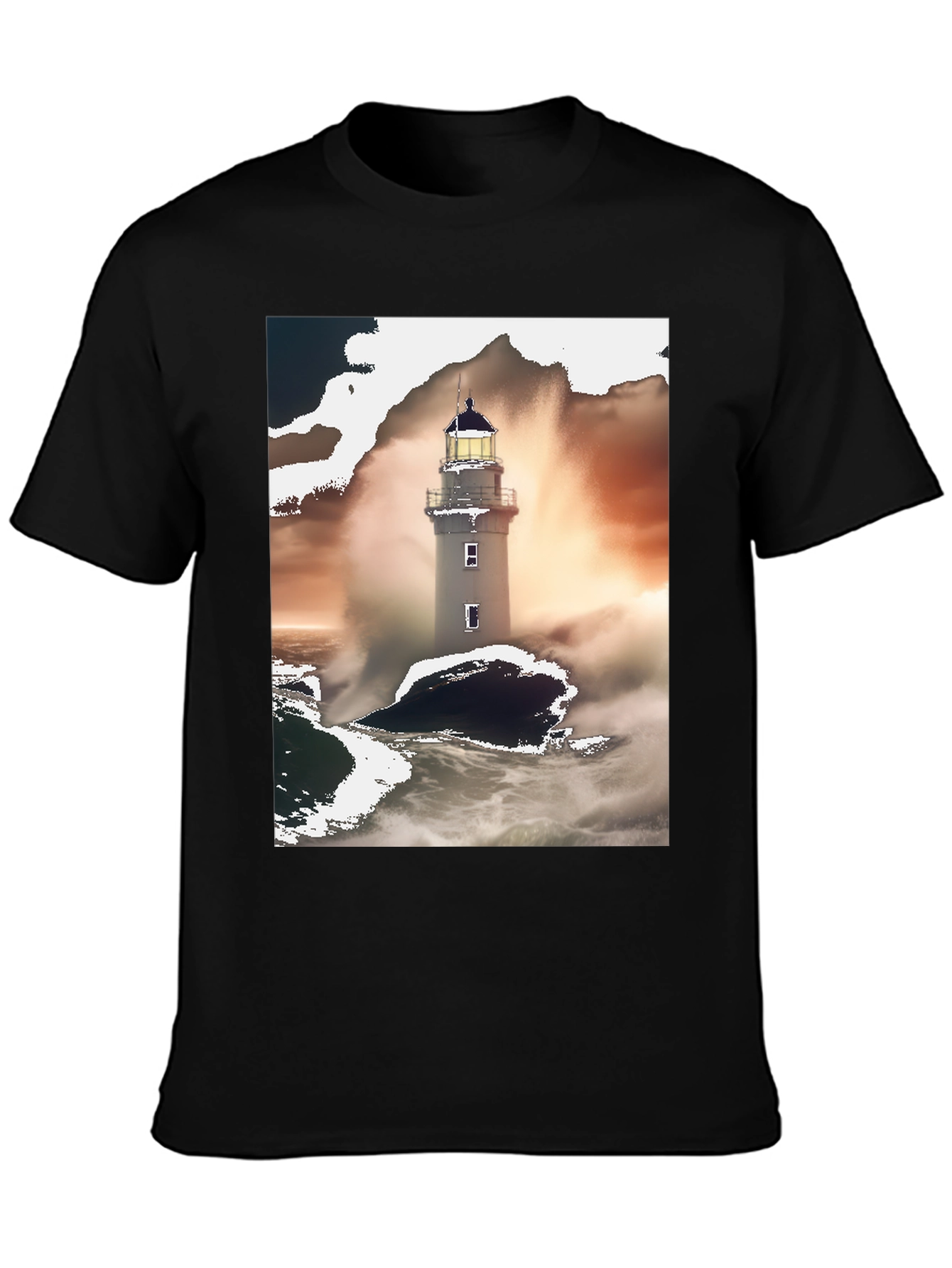 Lighthouse Graphic Tee - Coastal Style Comfort
