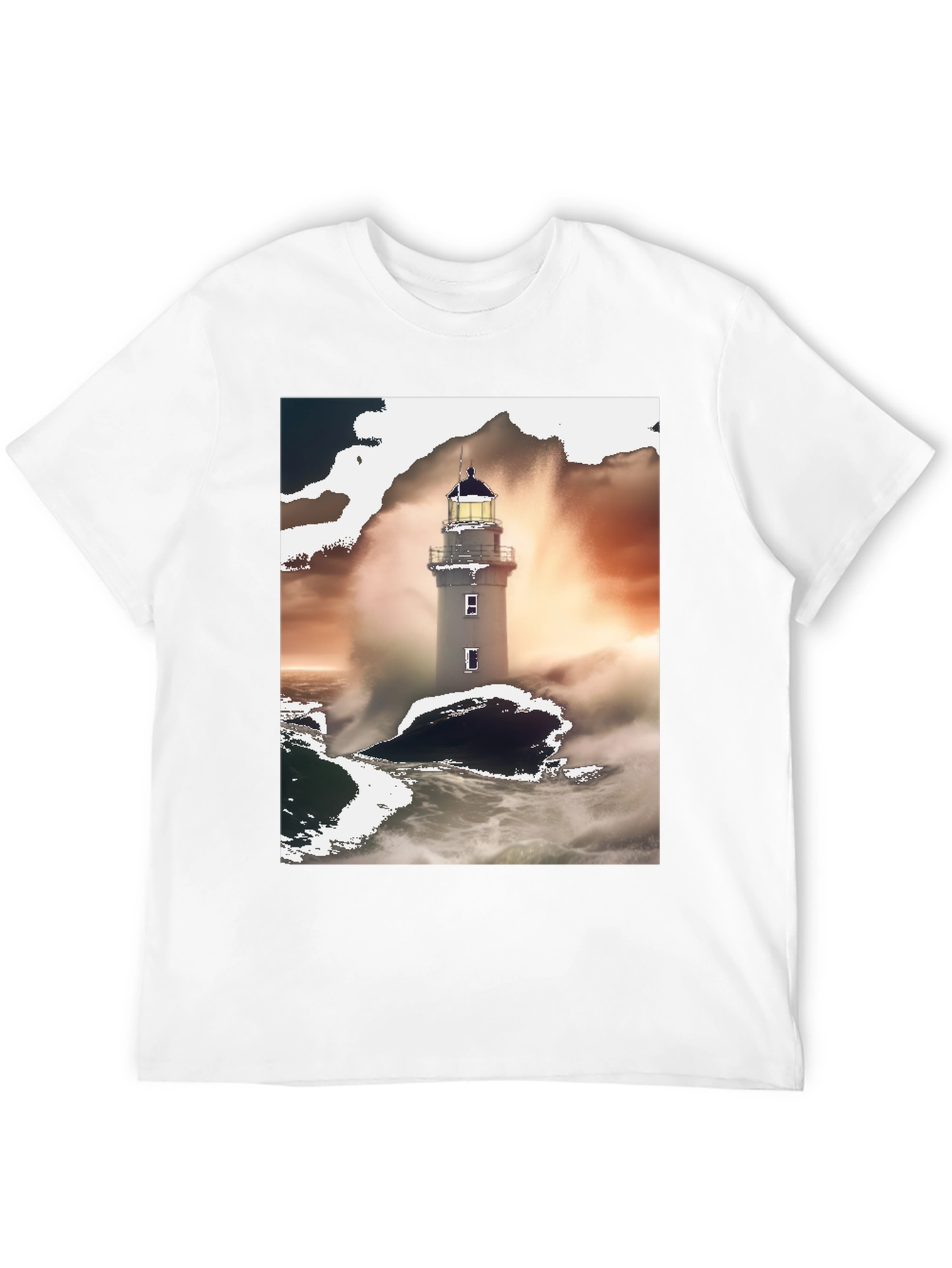 Lighthouse Graphic Tee - Coastal Style Comfort