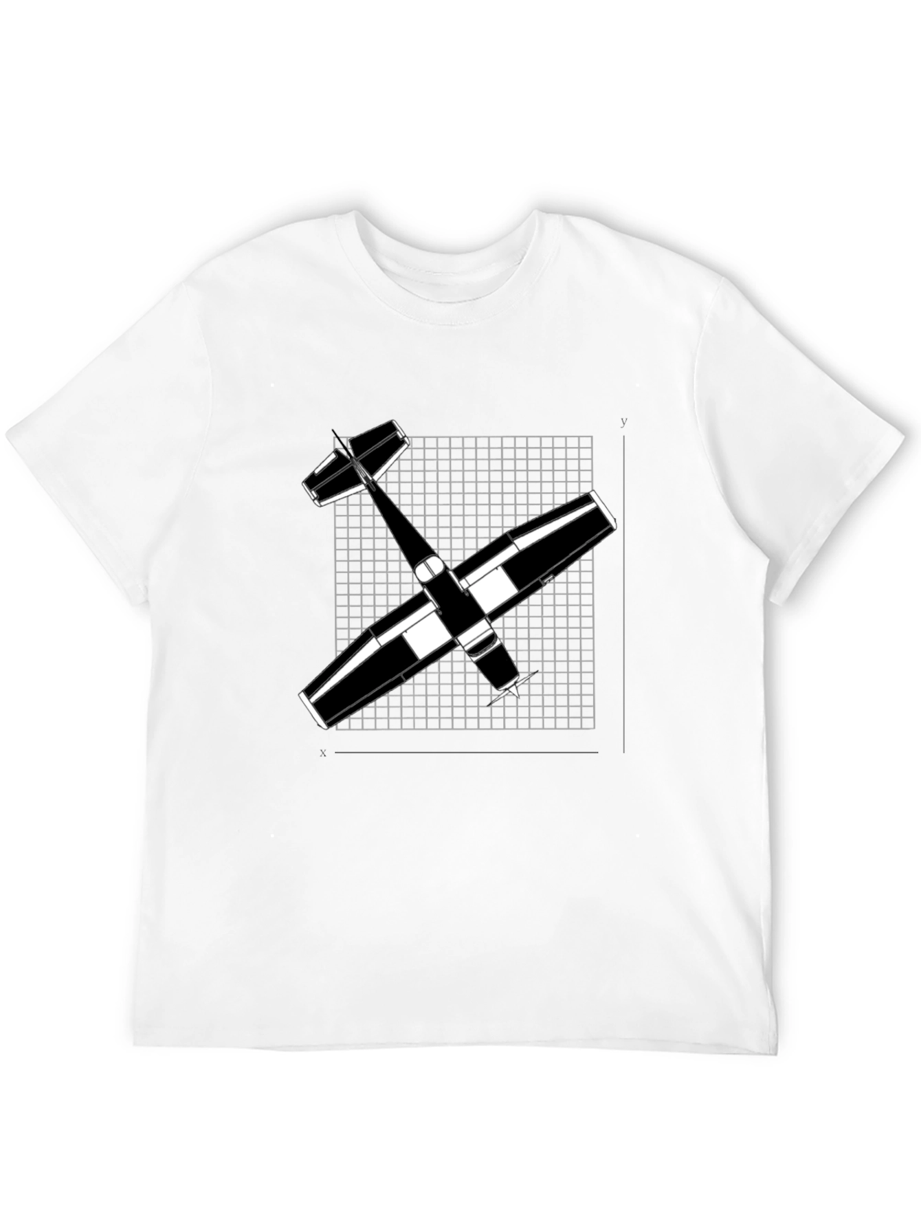 Airplane Graphic Black T-Shirt