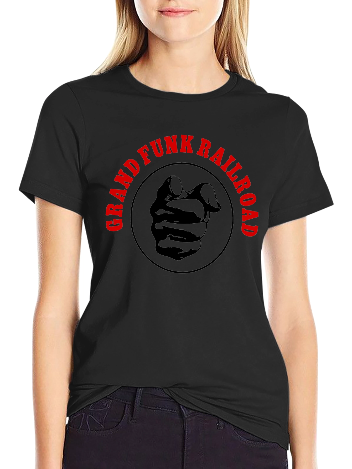 Grand Funk Railroad Black Graphic T-Shirt