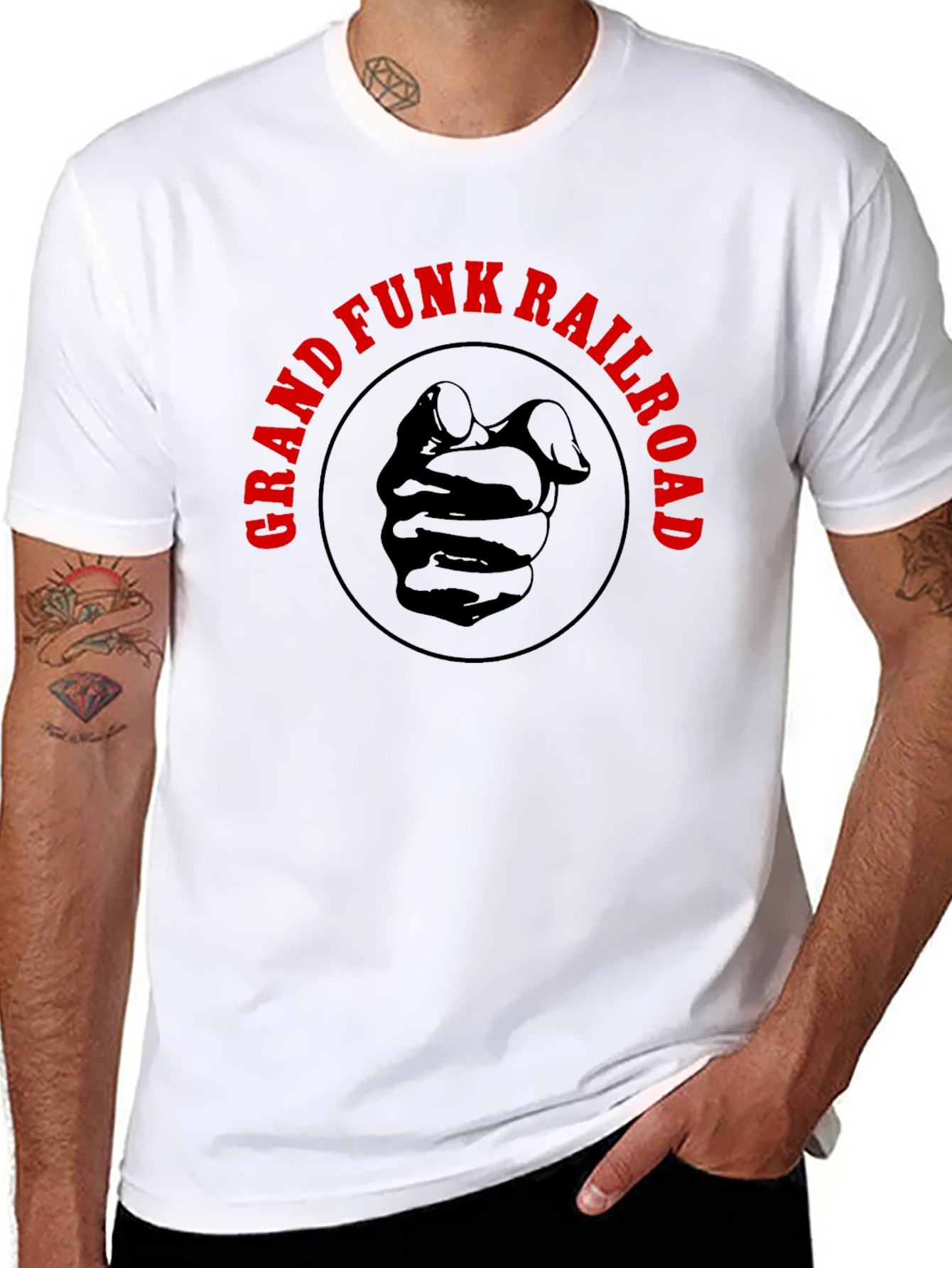 Grand Funk Railroad Black Graphic T-Shirt