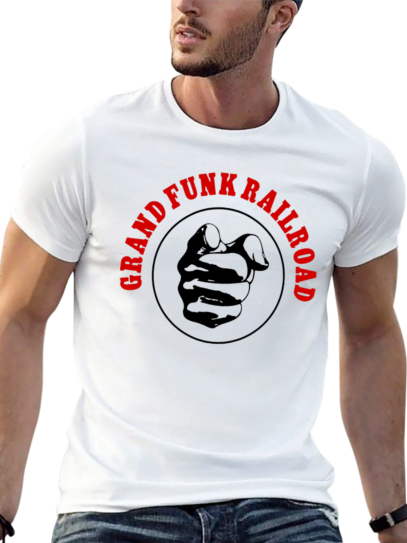 Grand Funk Railroad Black Graphic T-Shirt