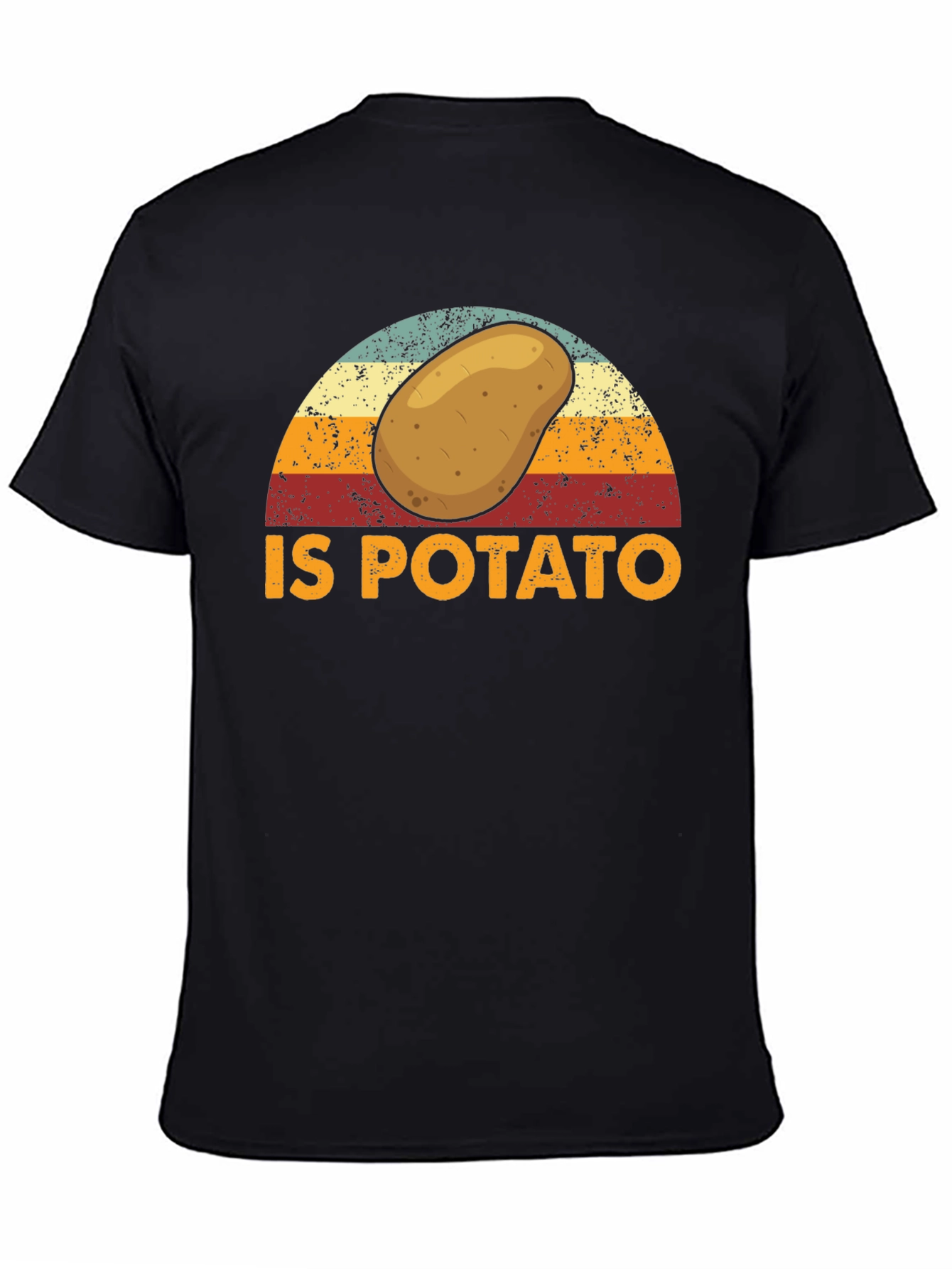 Retro Potato Graphic T-Shirt - Funny Foodie Tee