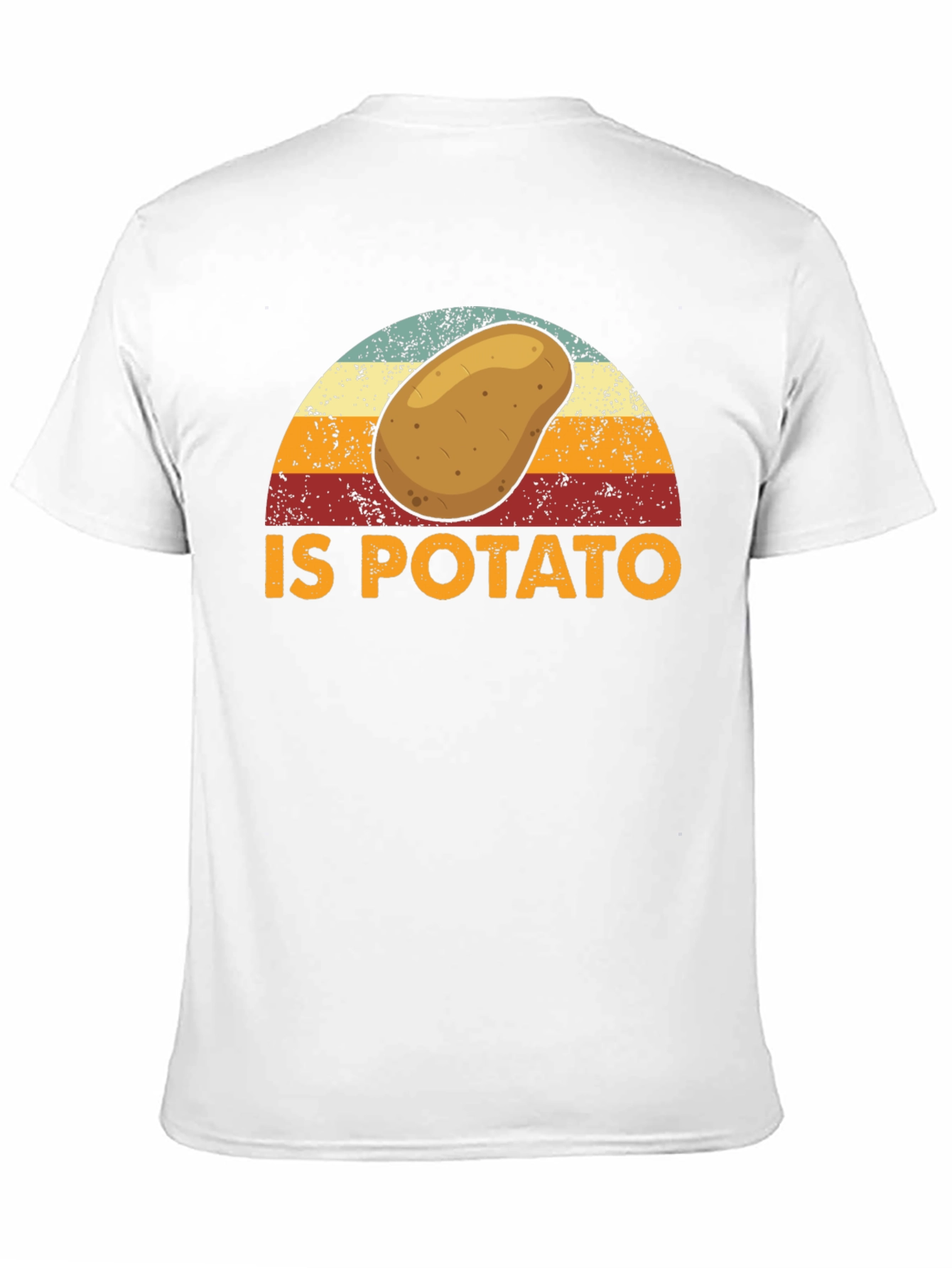 Retro Potato Graphic T-Shirt - Funny Foodie Tee