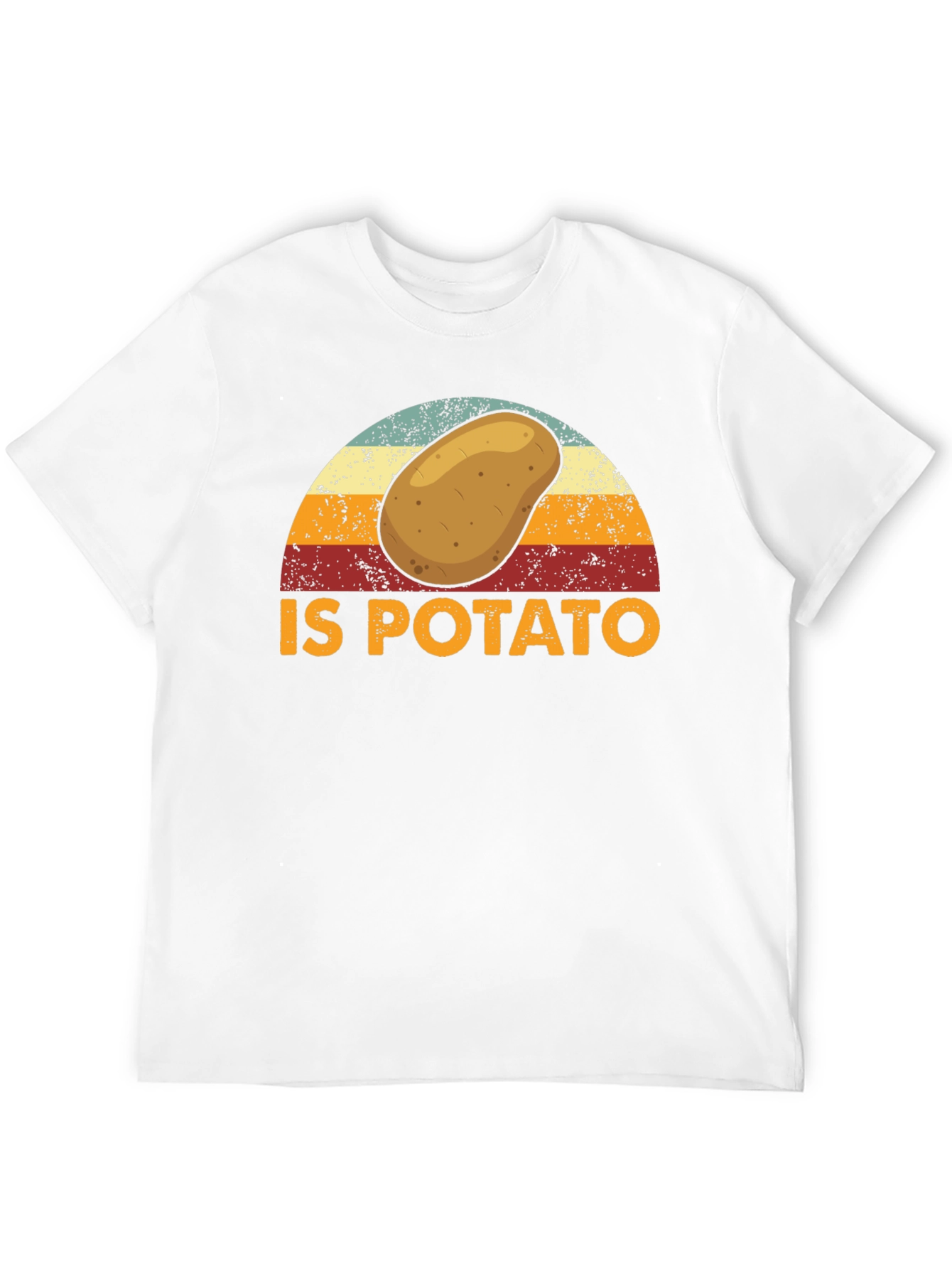 Retro Potato Graphic T-Shirt - Funny Foodie Tee