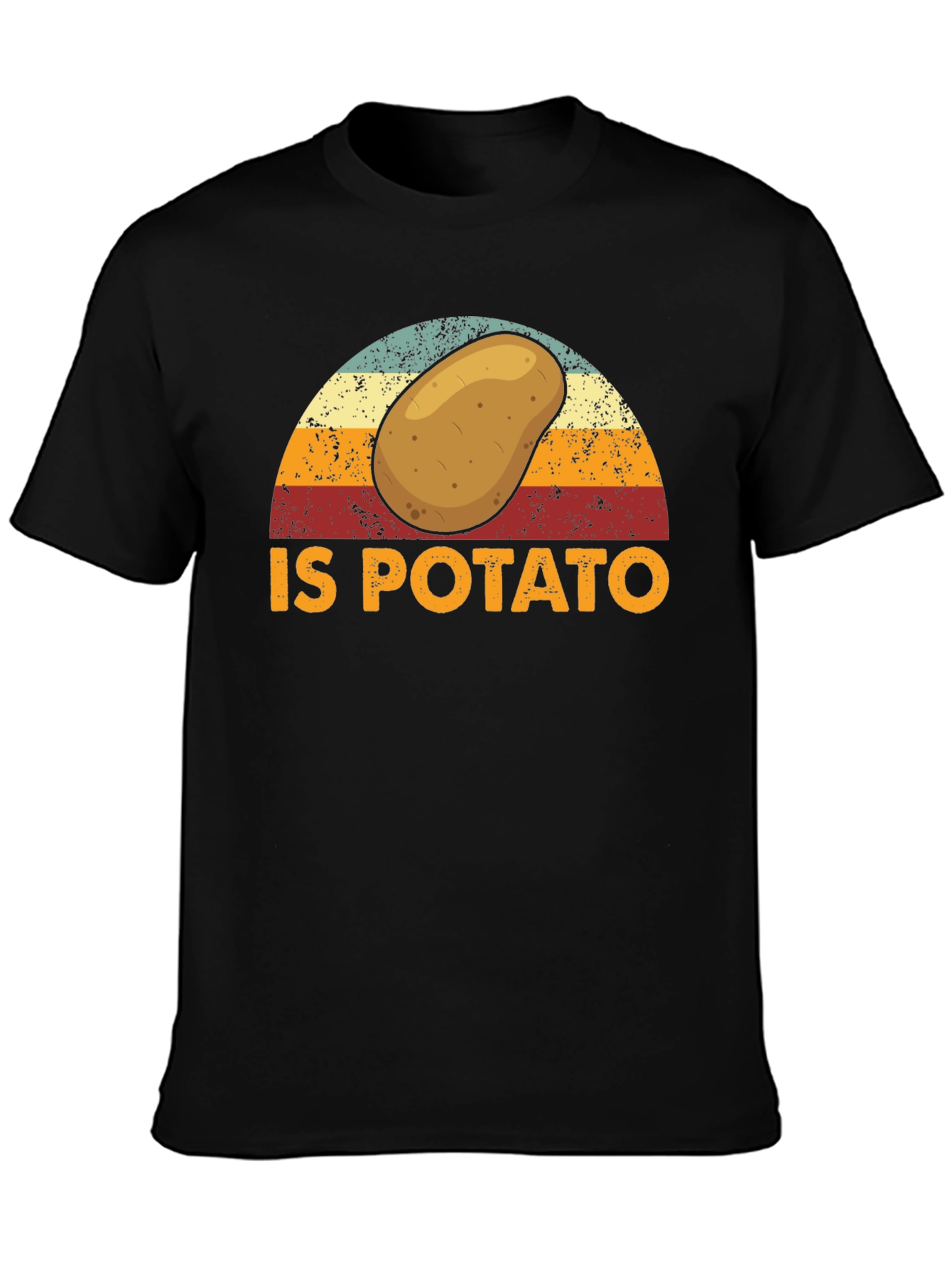 Retro Potato Graphic T-Shirt - Funny Foodie Tee