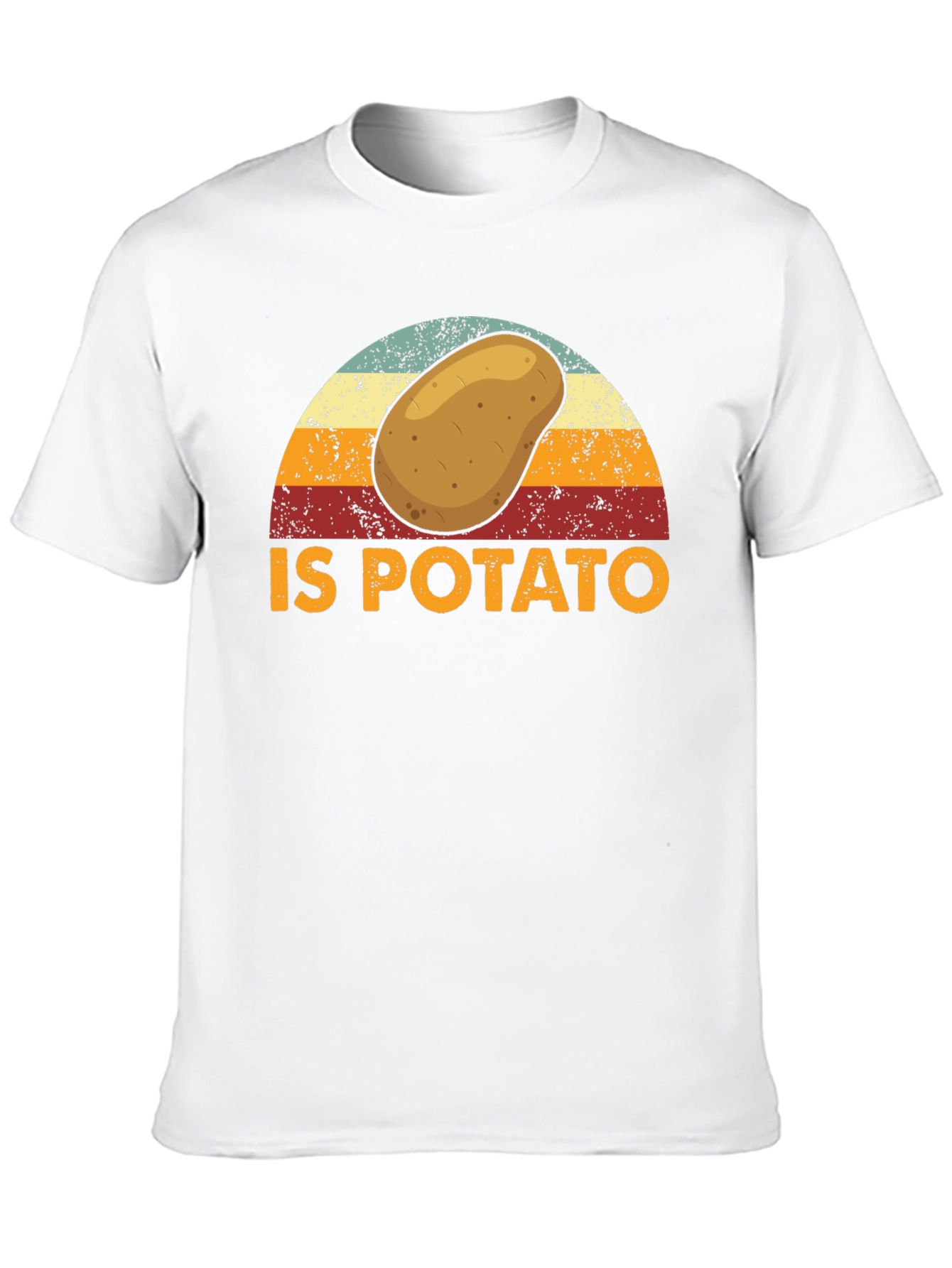 Retro Potato Graphic T-Shirt - Funny Foodie Tee