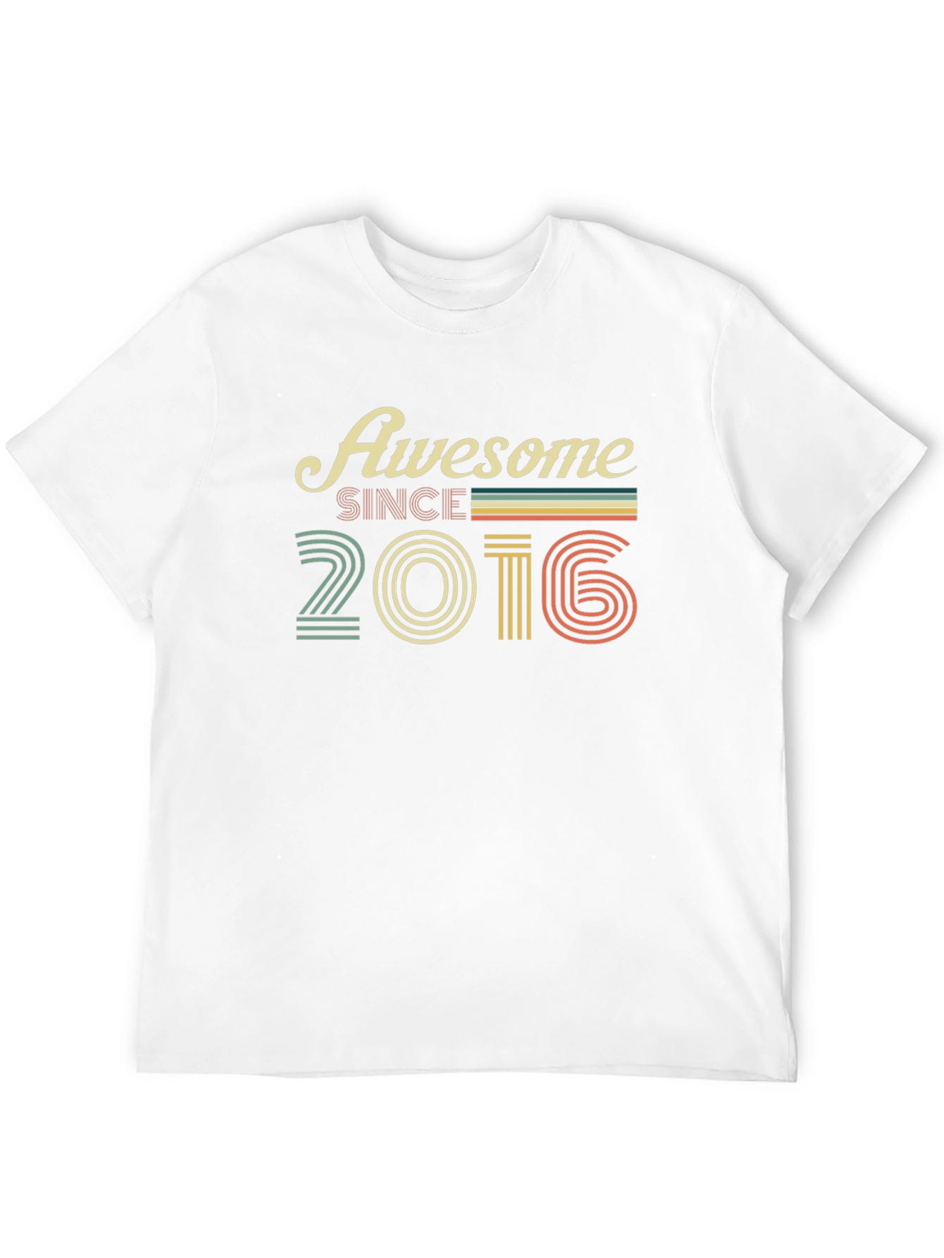 Awesome Since 2016 Birthday T-Shirt