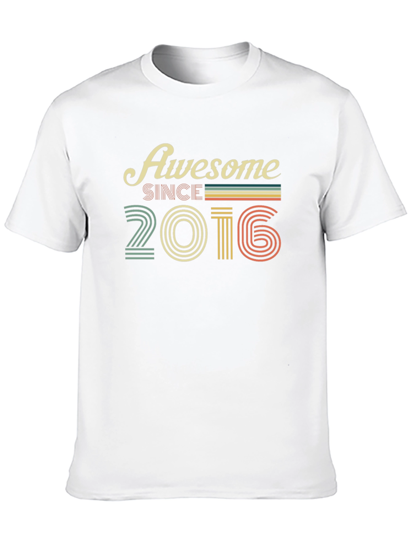 Awesome Since 2016 Birthday T-Shirt