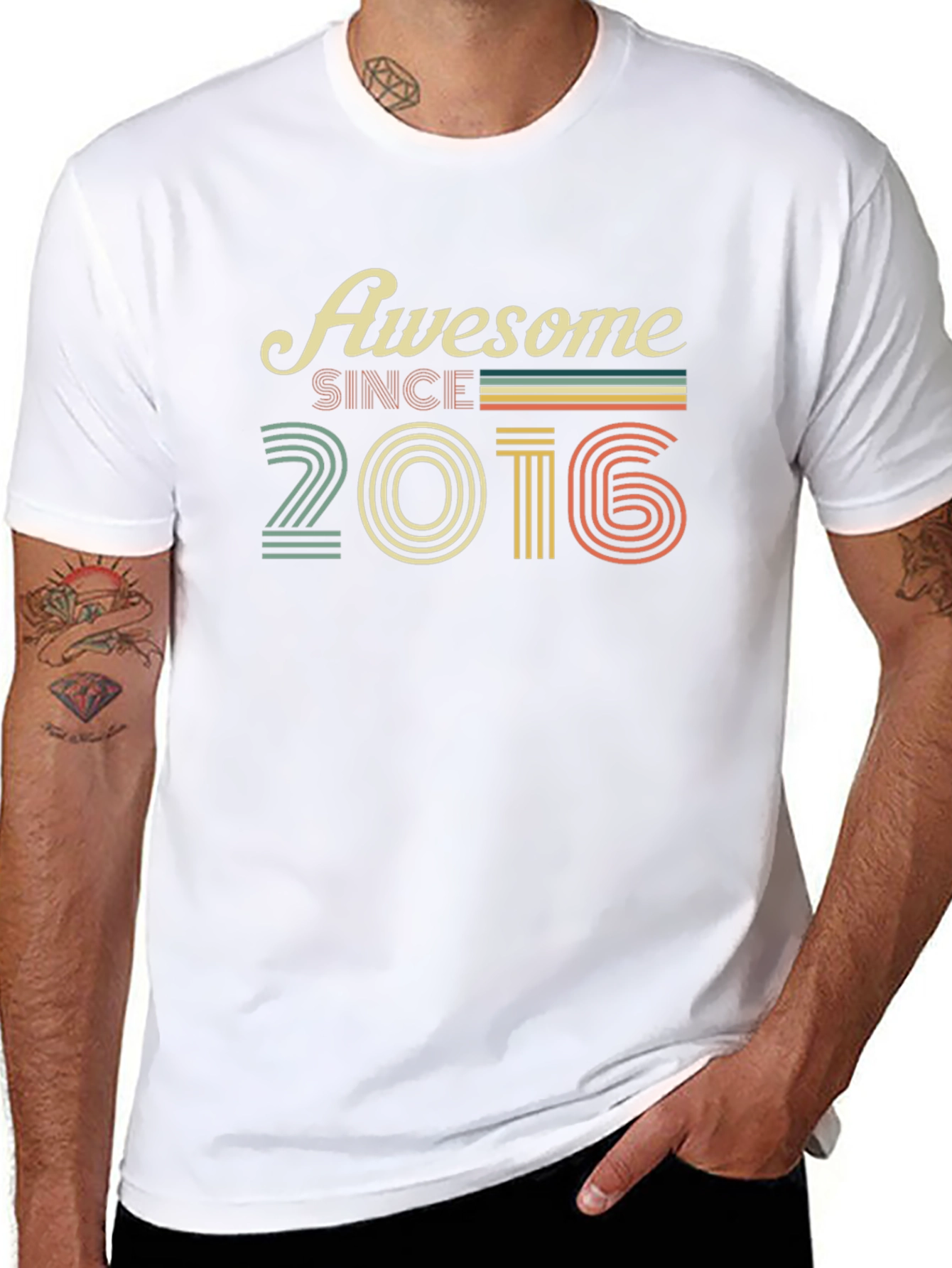 Awesome Since 2016 Birthday T-Shirt