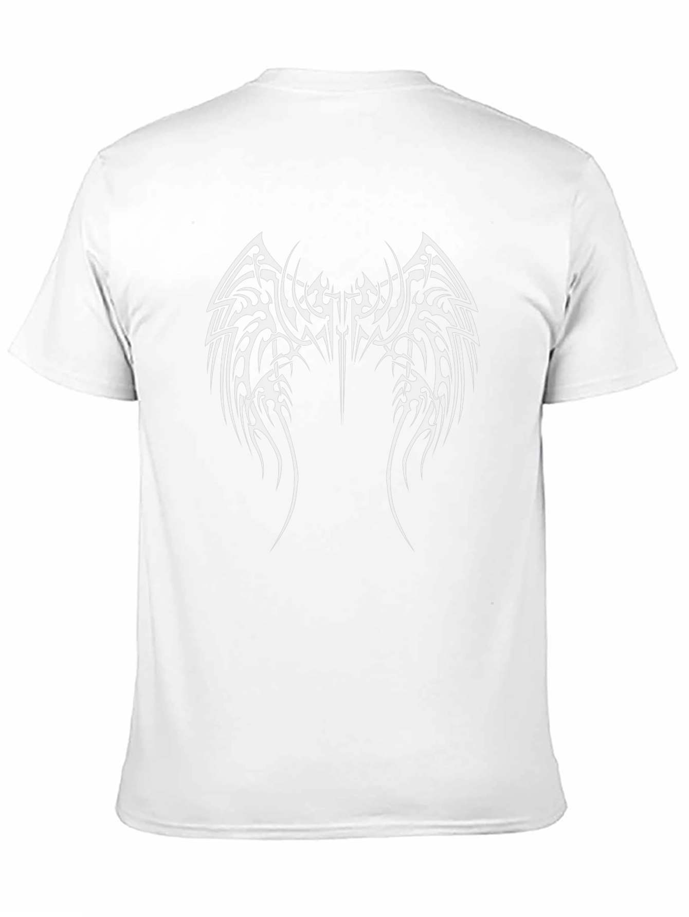 Tribal Wing Graphic Black T-Shirt
