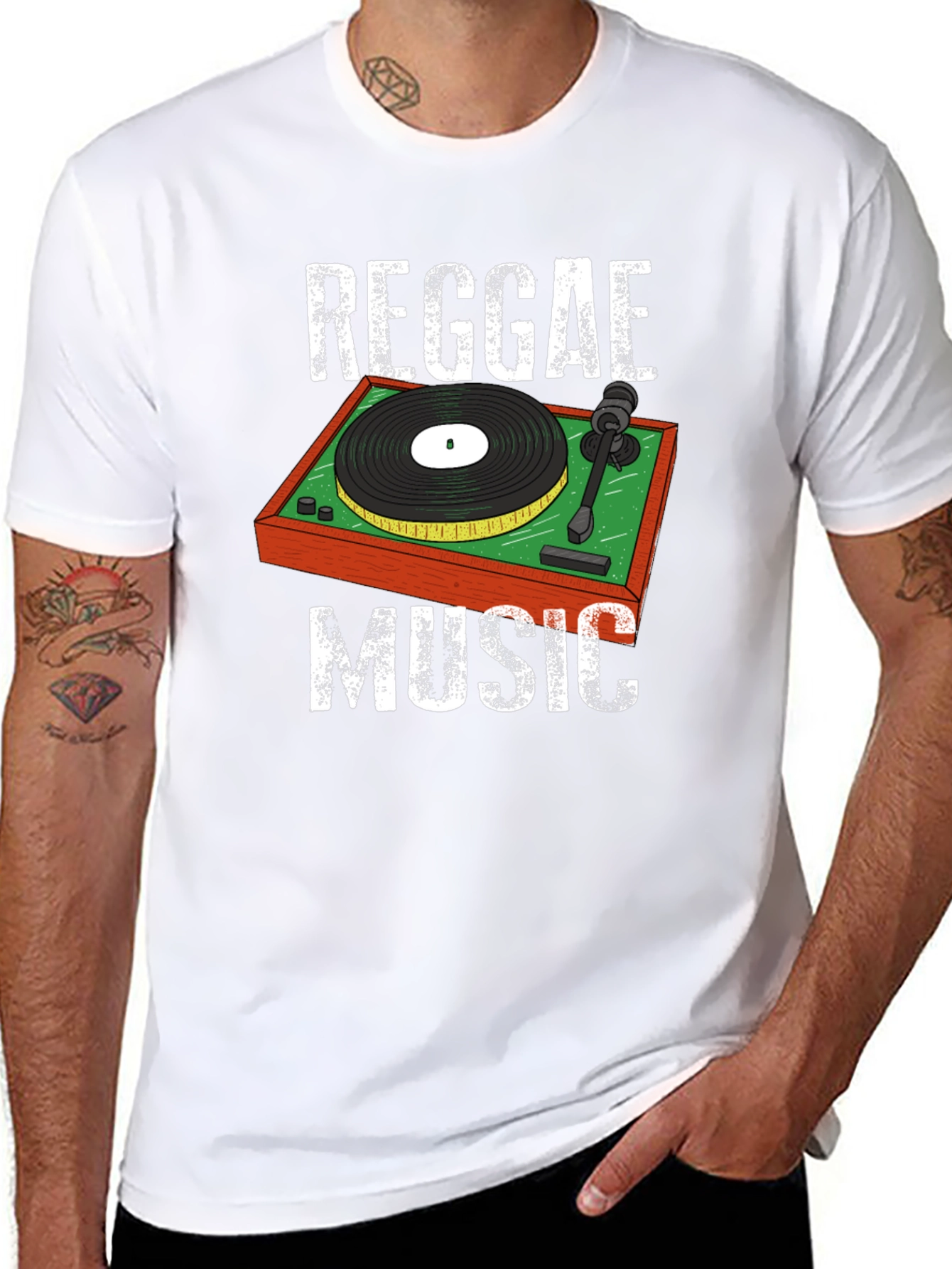Reggae Music Turntable T-Shirt