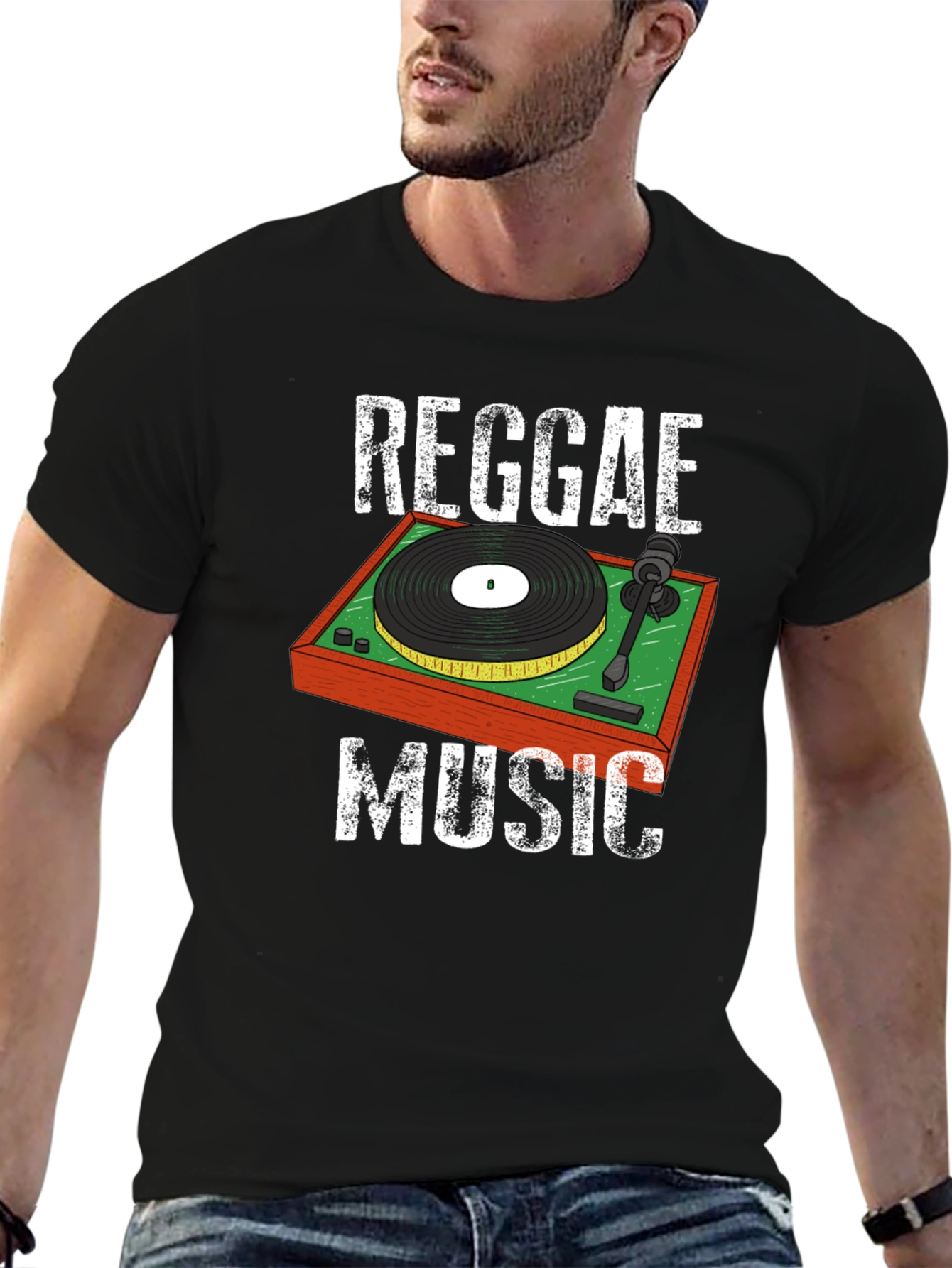 Reggae Music Turntable T-Shirt