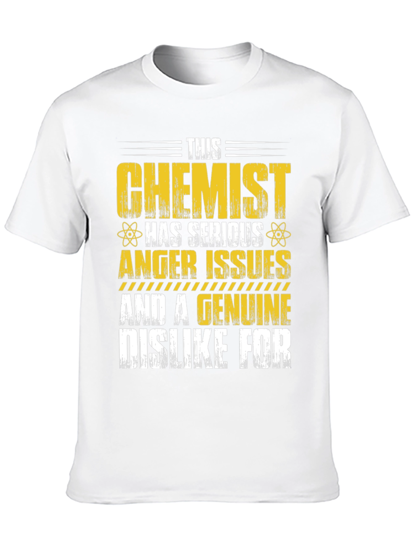 Chemist Anger Issues T-Shirt Funny Science Tee