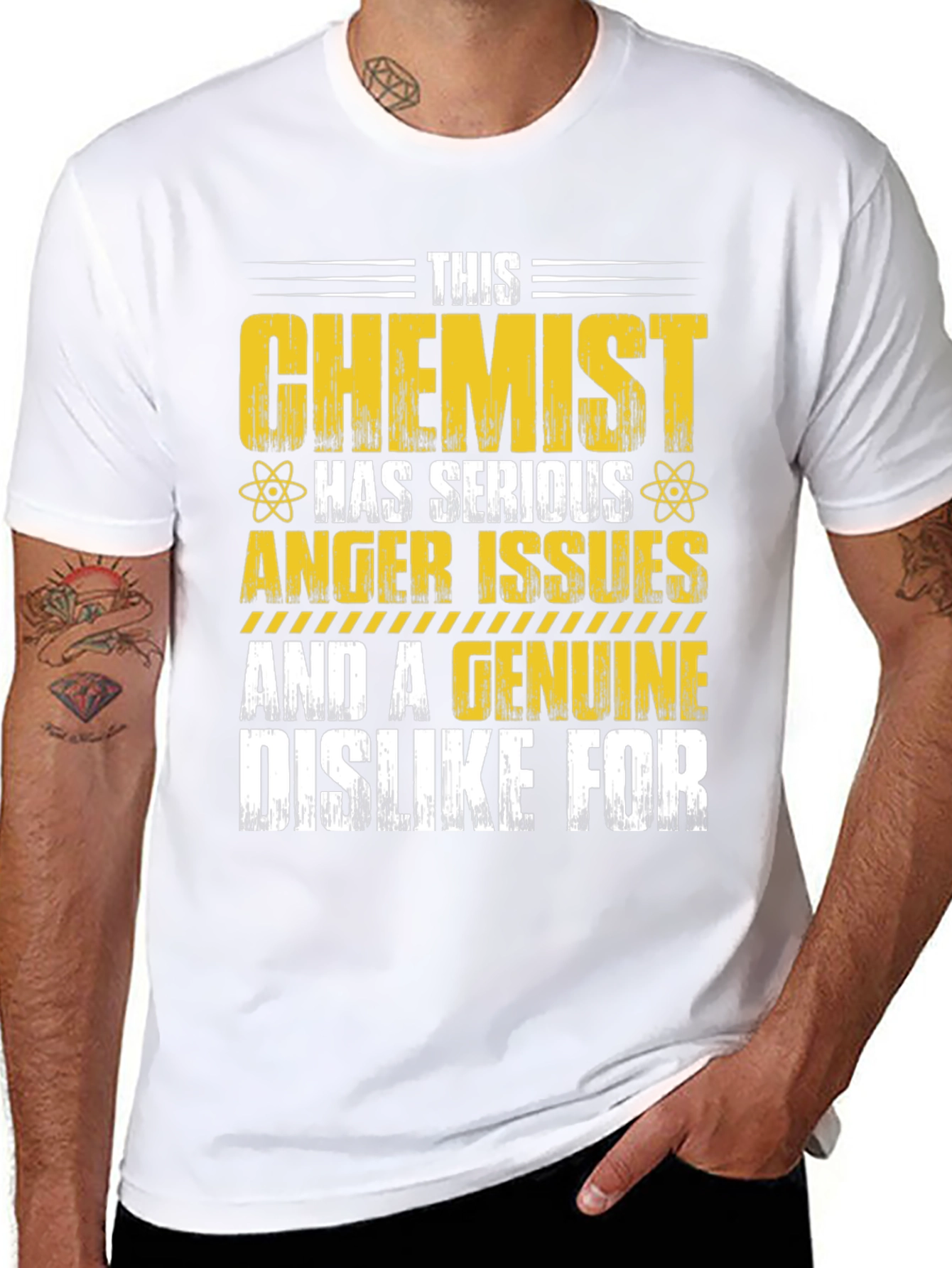 Chemist Anger Issues T-Shirt Funny Science Tee