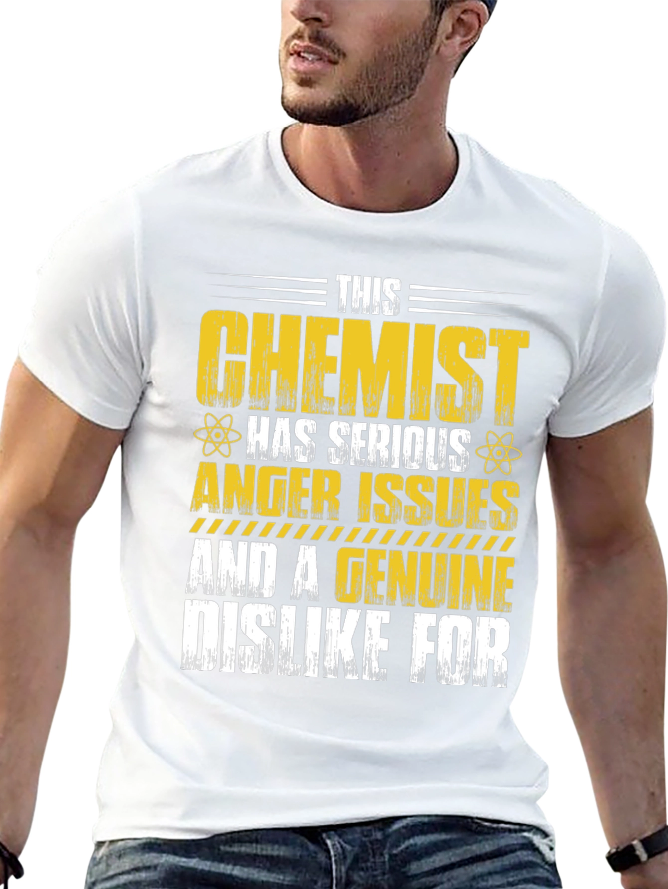 Chemist Anger Issues T-Shirt Funny Science Tee
