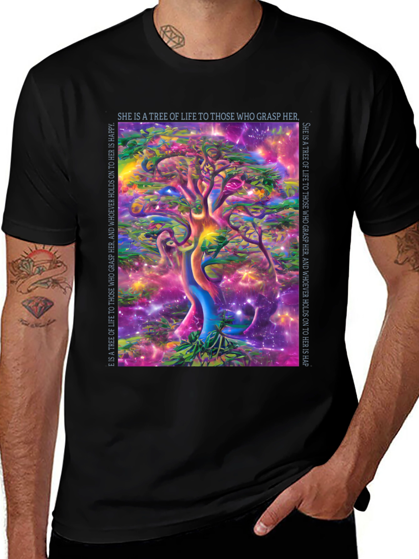 Tree of Life Graphic Tee - Spiritual Art T-Shirt