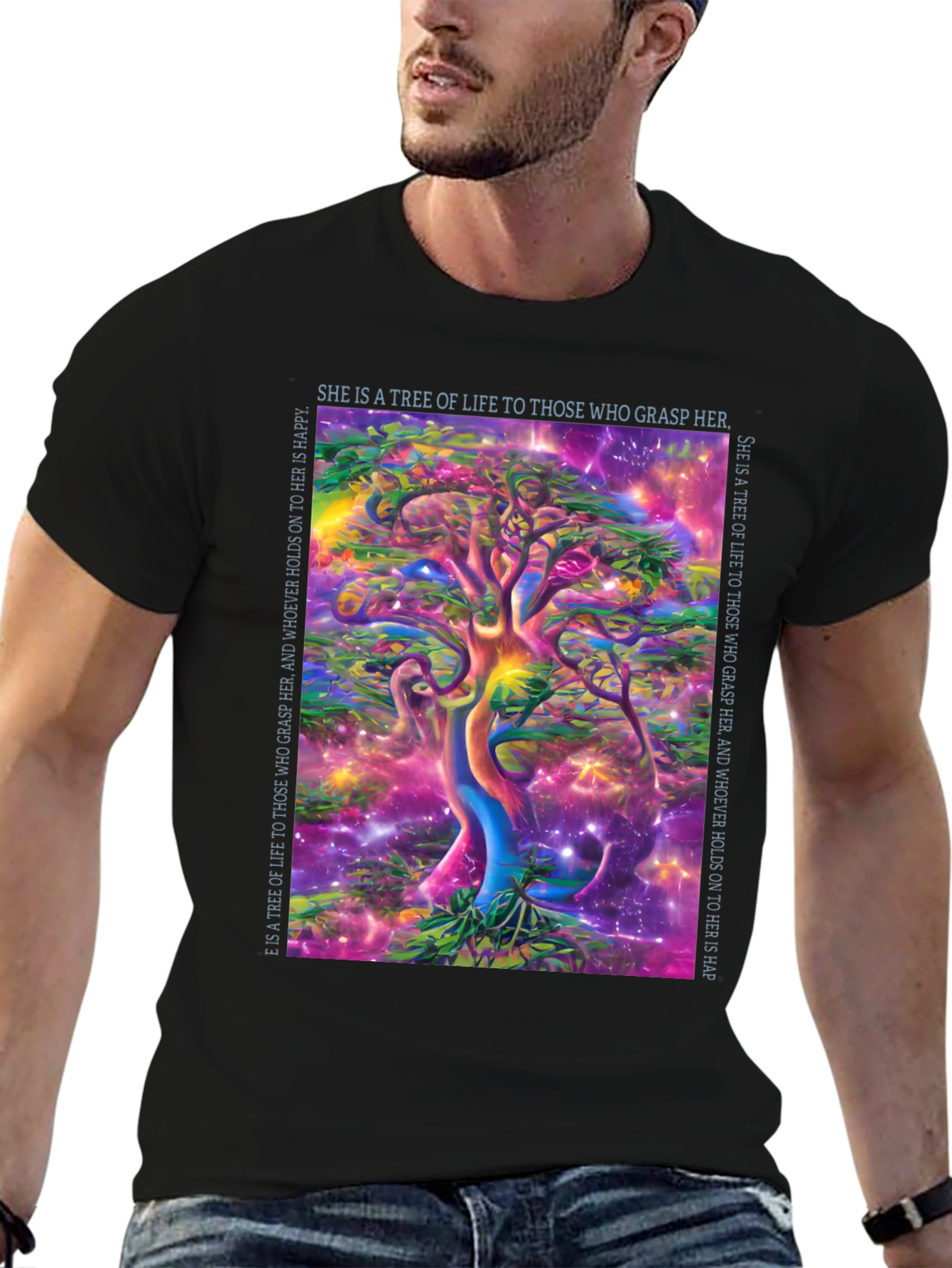 Tree of Life Graphic Tee - Spiritual Art T-Shirt