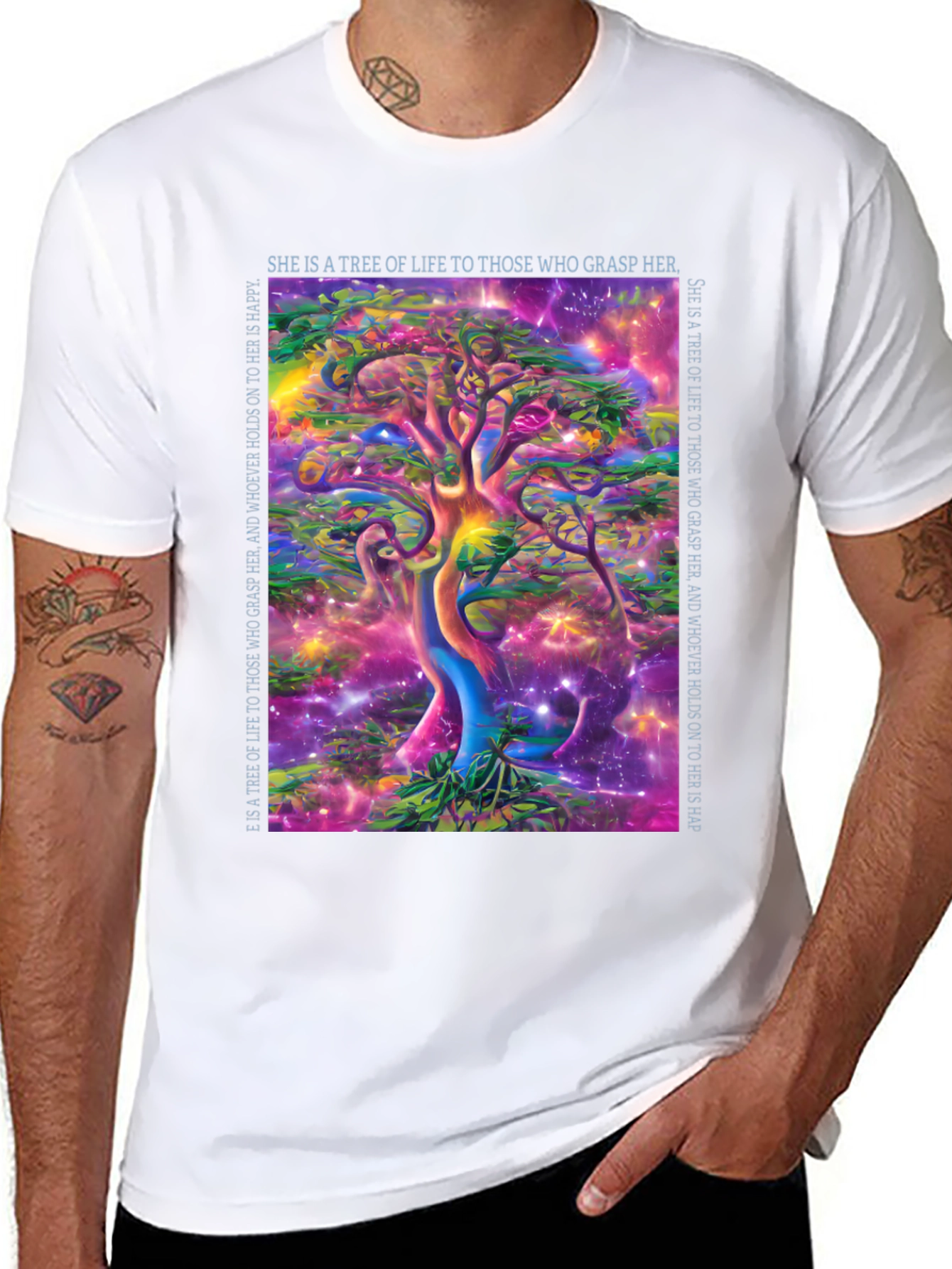 Tree of Life Graphic Tee - Spiritual Art T-Shirt