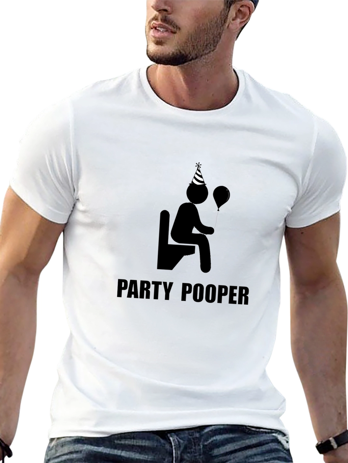 Party Pooper T-Shirt - Funny Graphic Tee