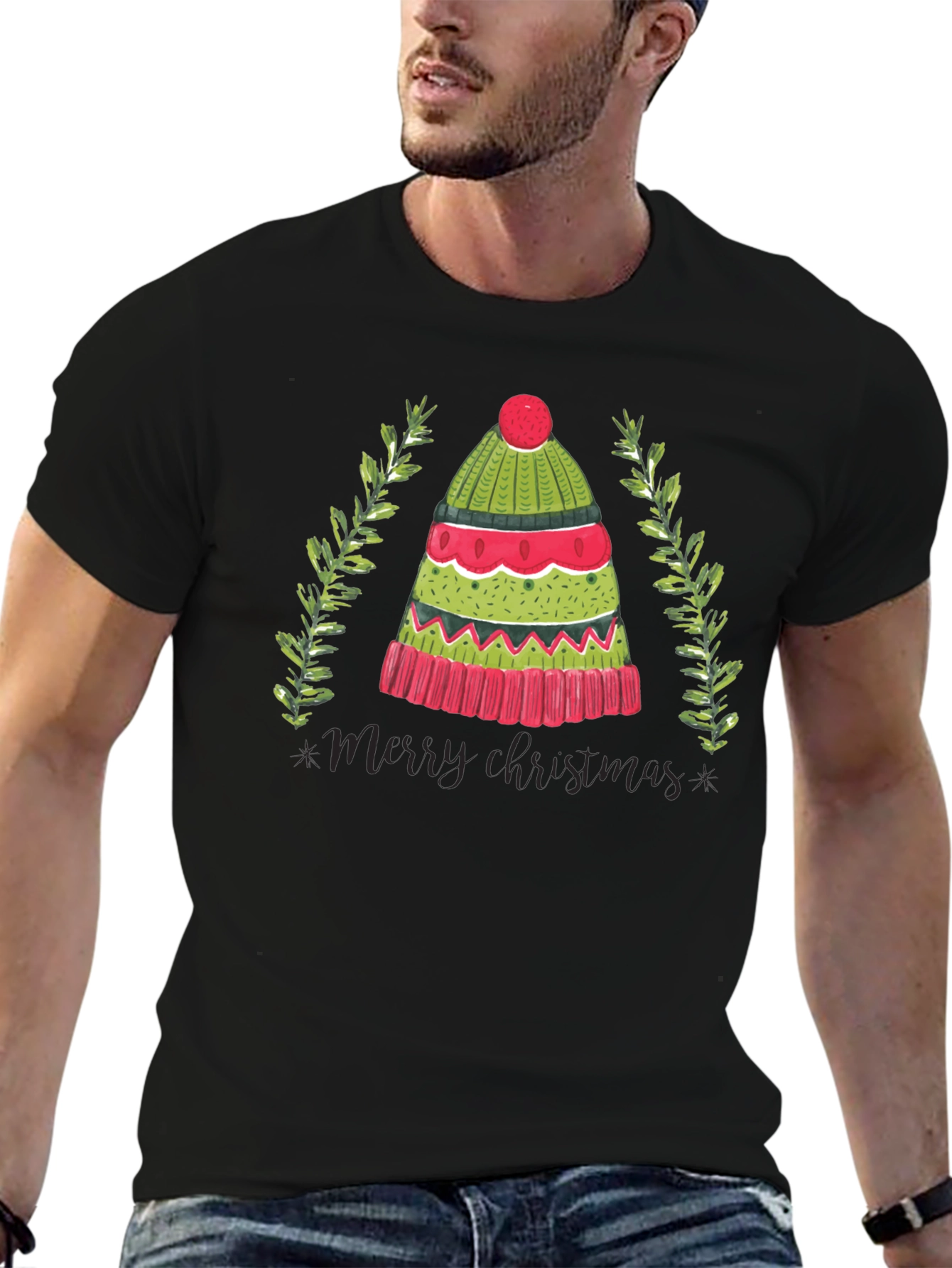 Merry Christmas Hat T-Shirt