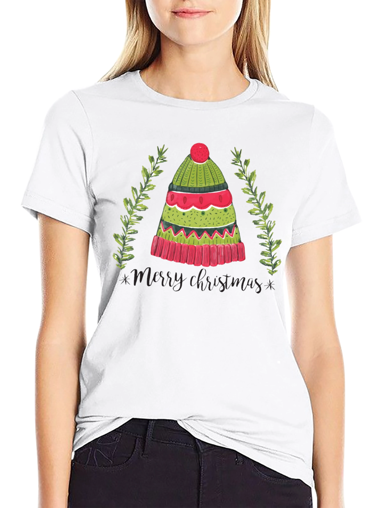 Merry Christmas Hat T-Shirt