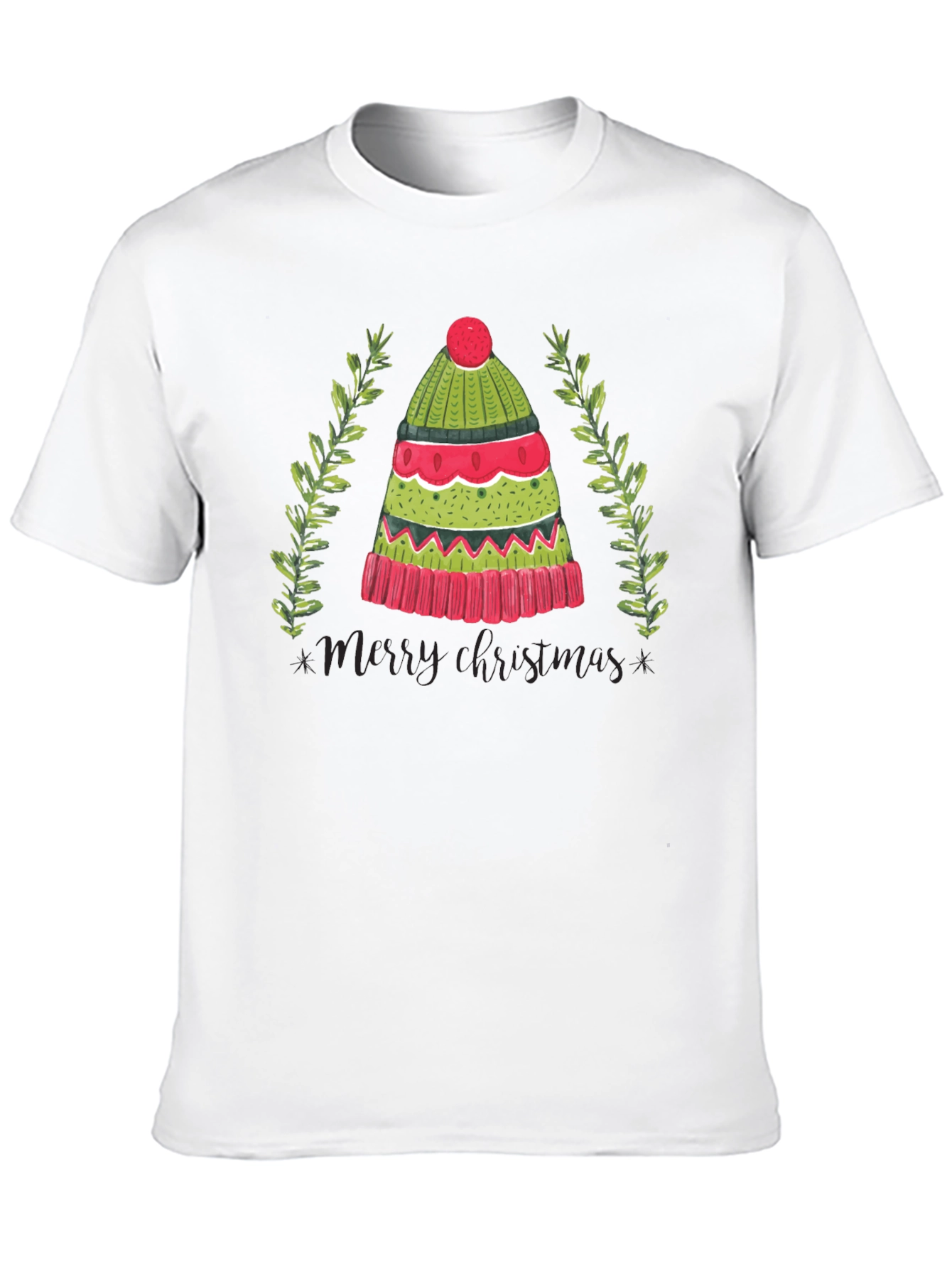 Merry Christmas Hat T-Shirt