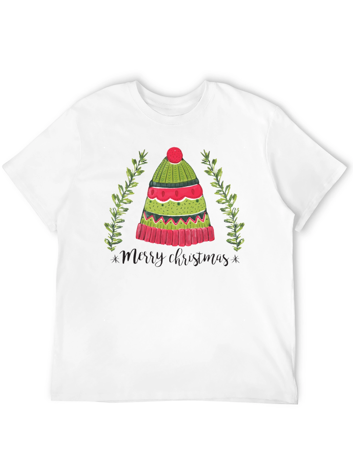 Merry Christmas Hat T-Shirt