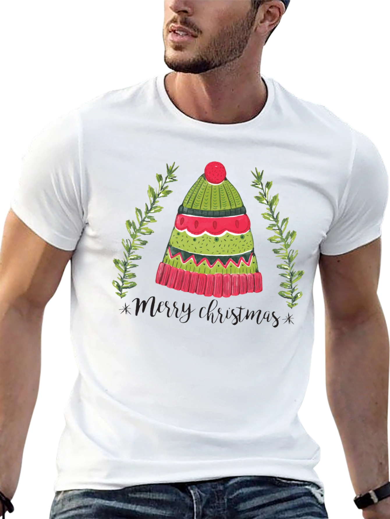 Merry Christmas Hat T-Shirt
