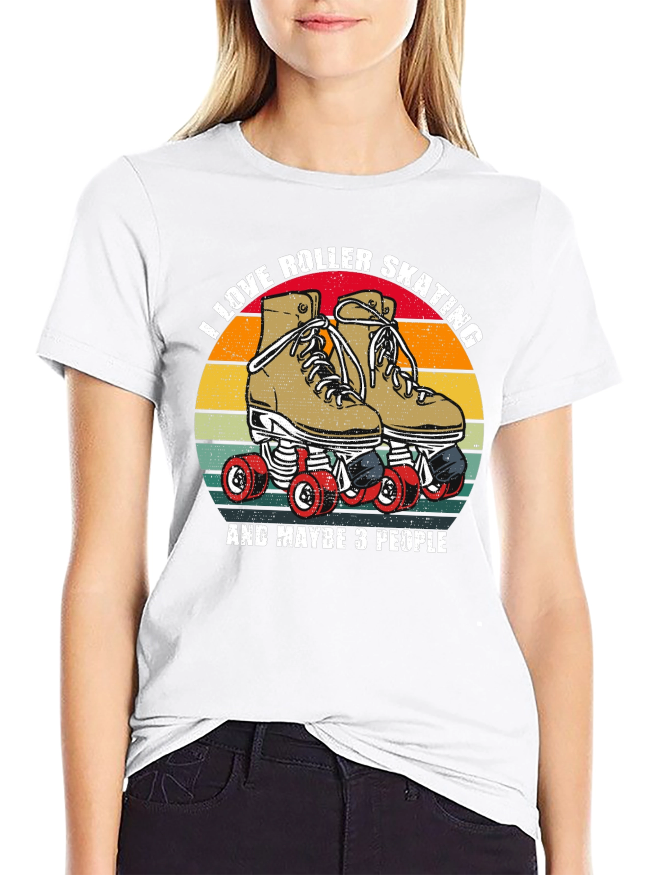 Roller Skating T-Shirt - Retro Design