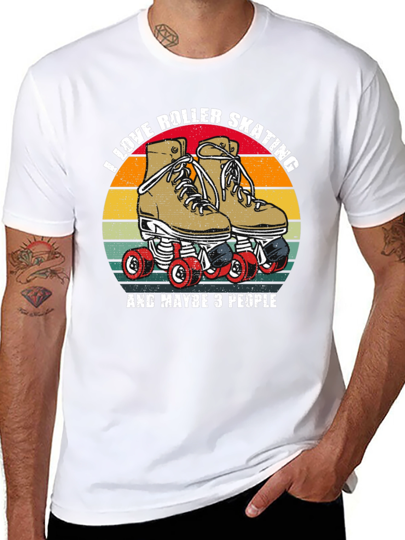Roller Skating T-Shirt - Retro Design