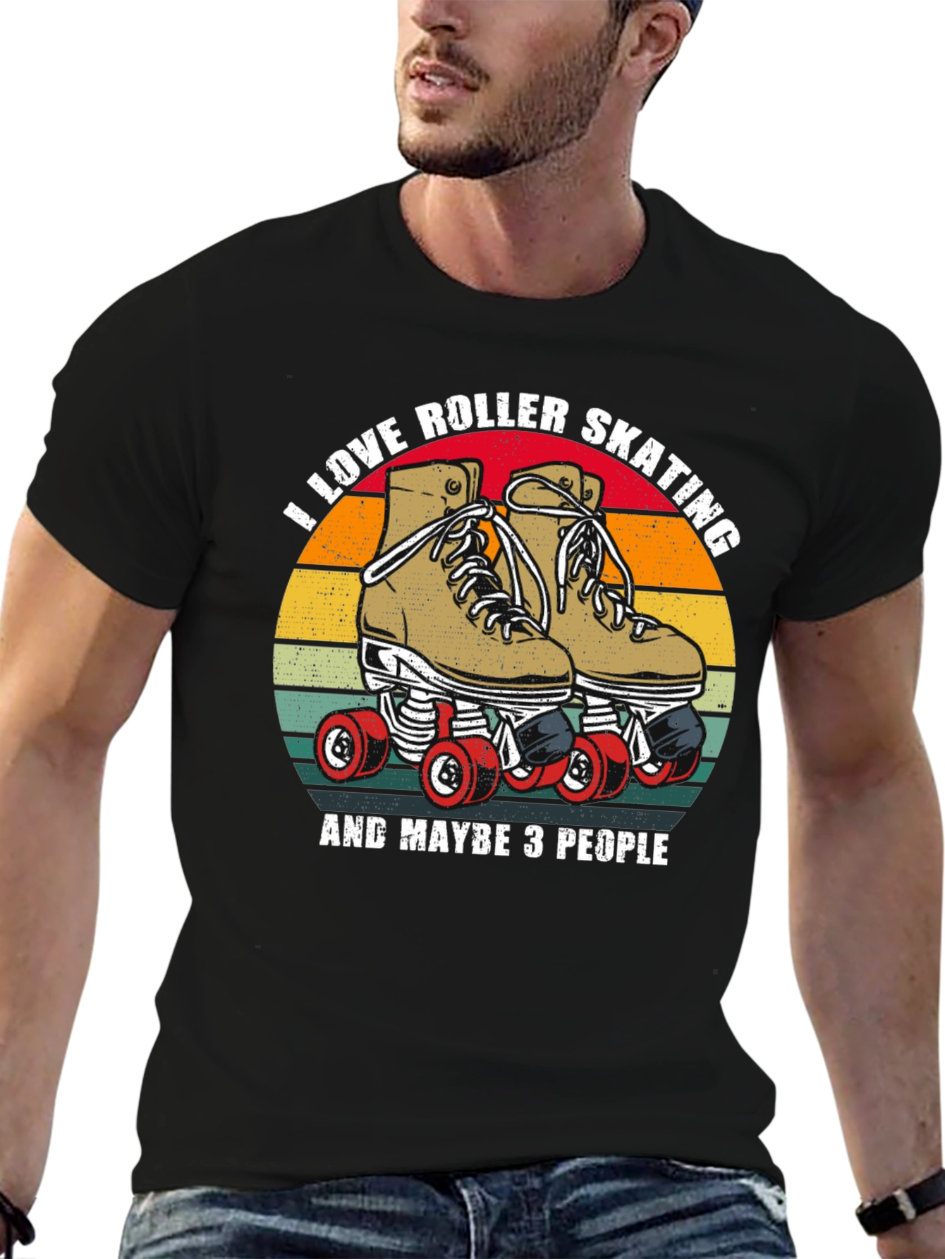 Roller Skating T-Shirt - Retro Design