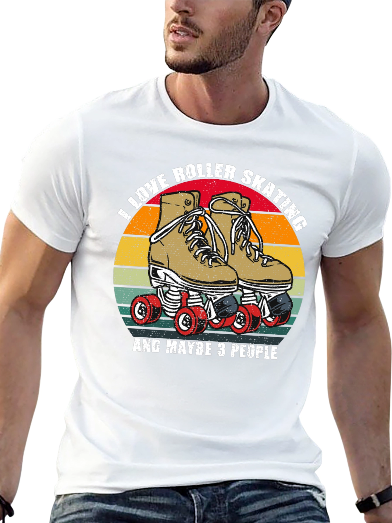 Roller Skating T-Shirt - Retro Design