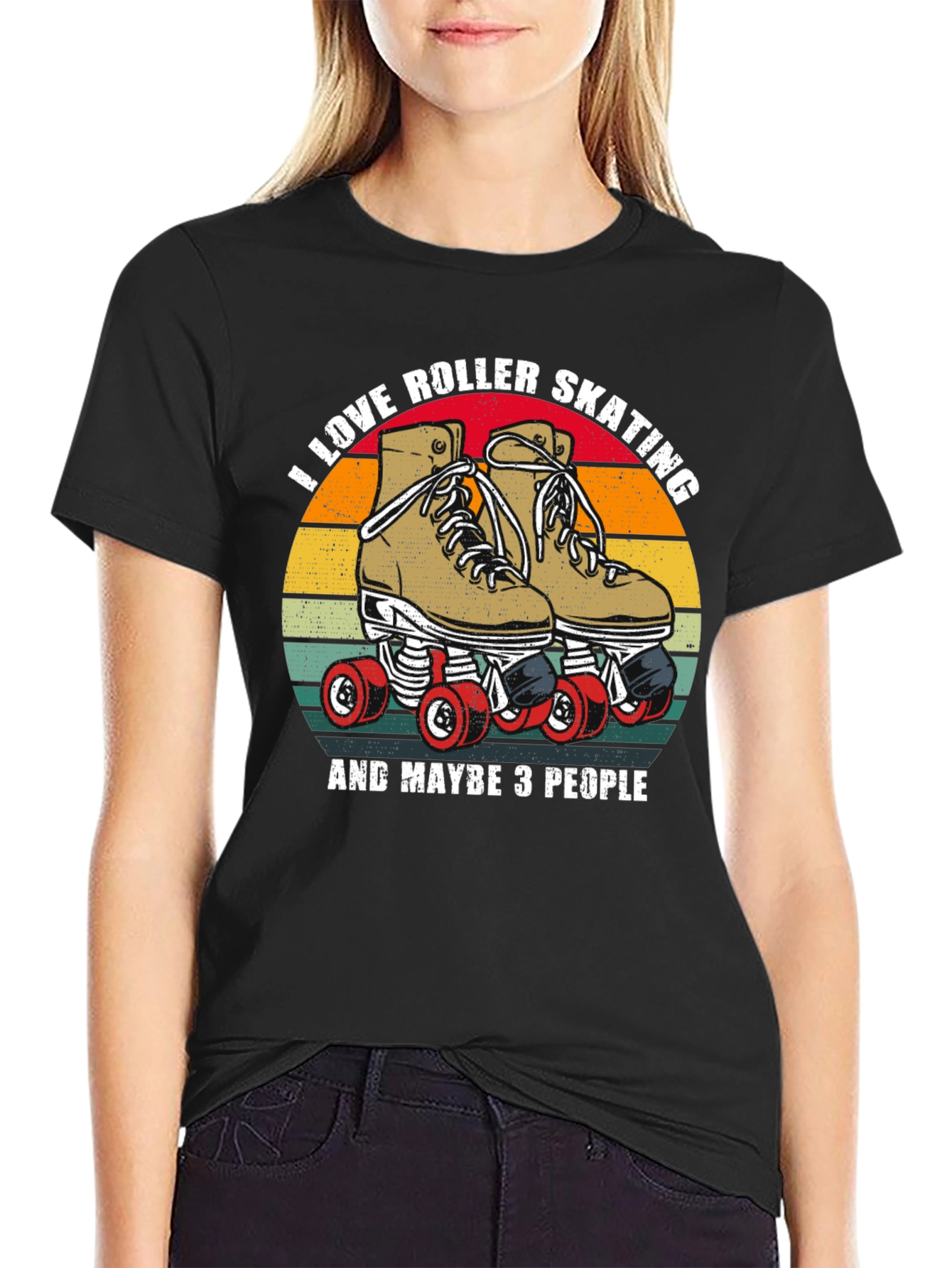 Roller Skating T-Shirt - Retro Design