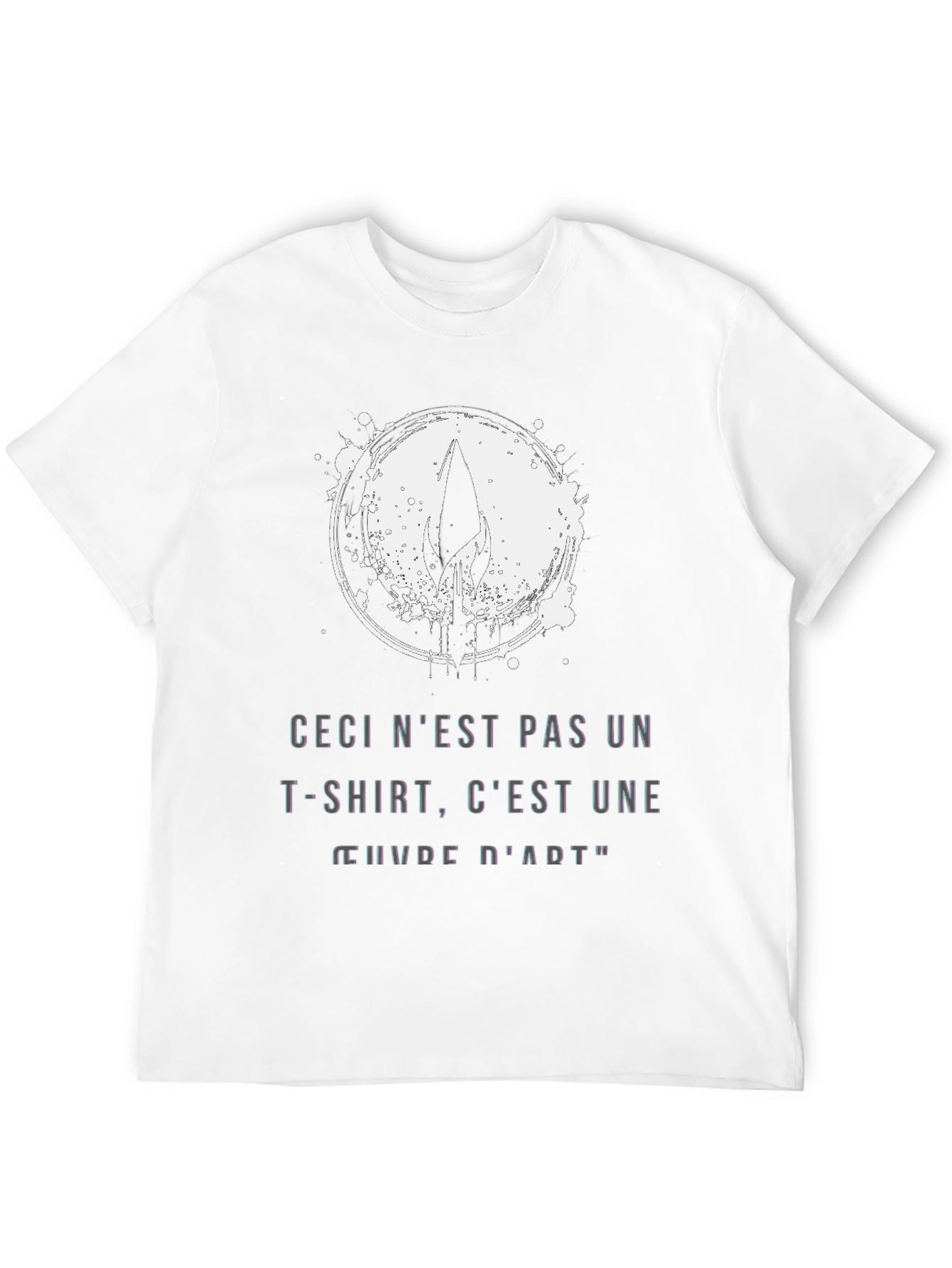 Unique Graphic Tee - Art Not Just a T-Shirt!