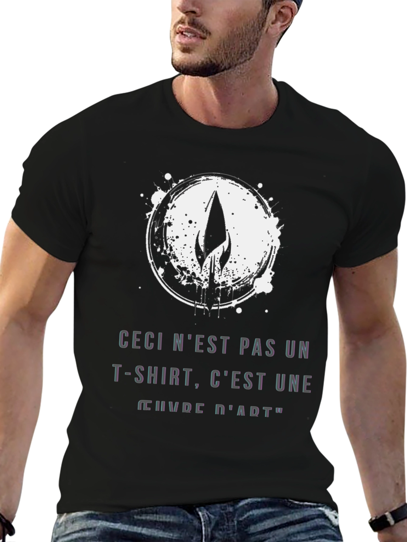 Unique Graphic Tee - Art Not Just a T-Shirt!