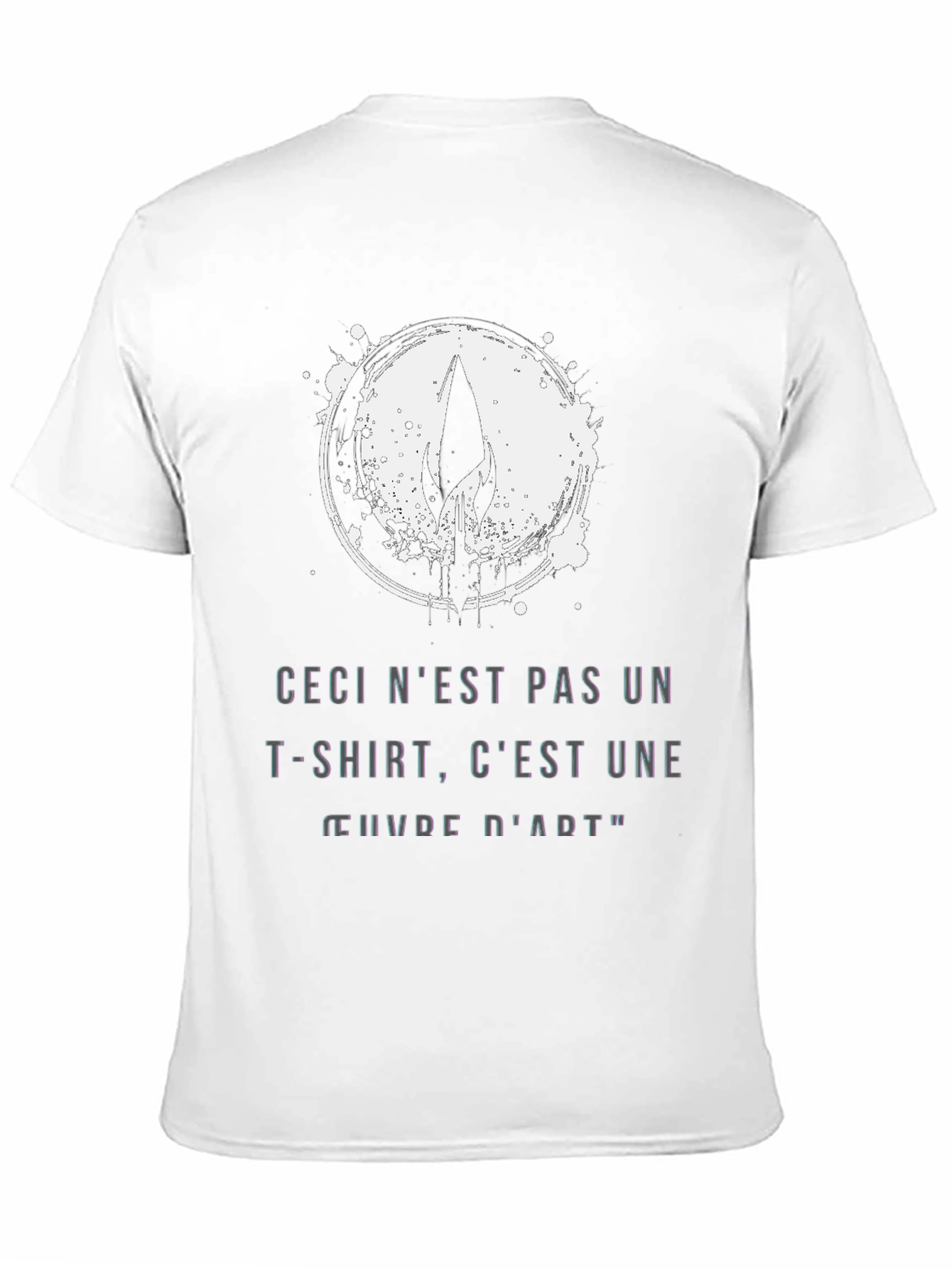 Unique Graphic Tee - Art Not Just a T-Shirt!