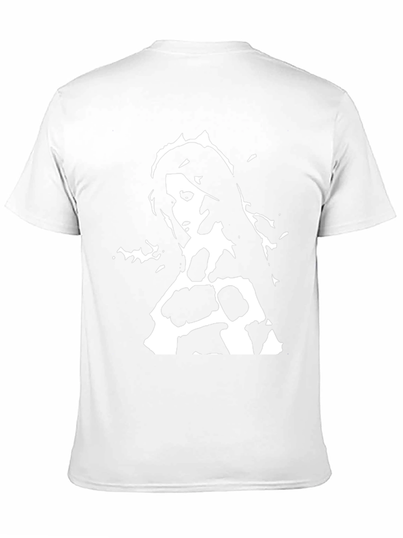 Abstract Girl Black T-Shirt