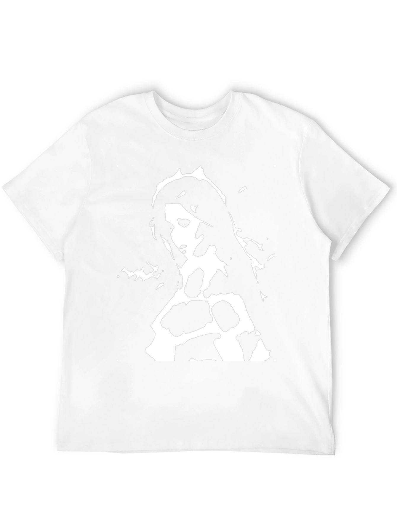 Abstract Girl Black T-Shirt
