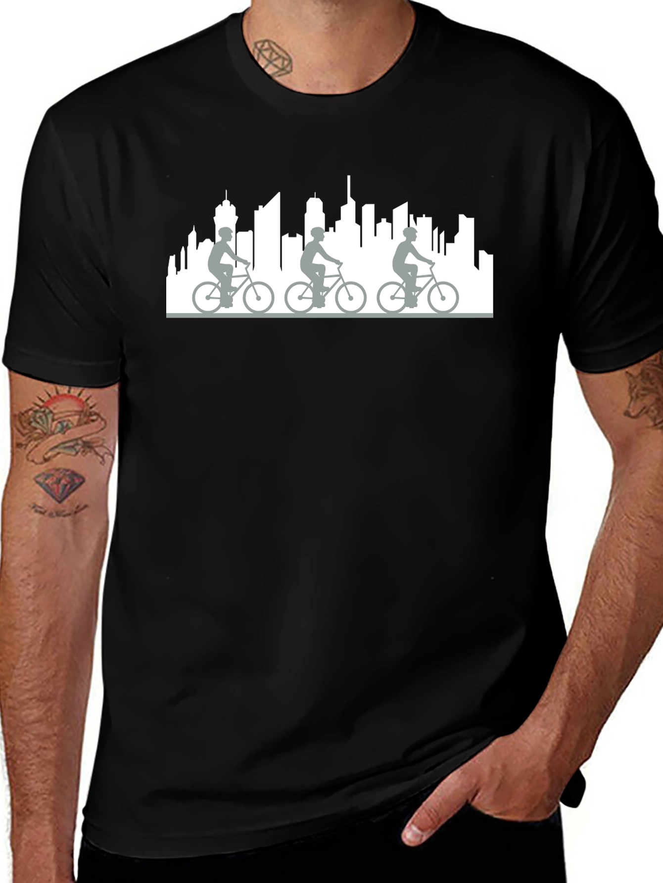 City Cycling T-Shirt - Urban Rider Tee