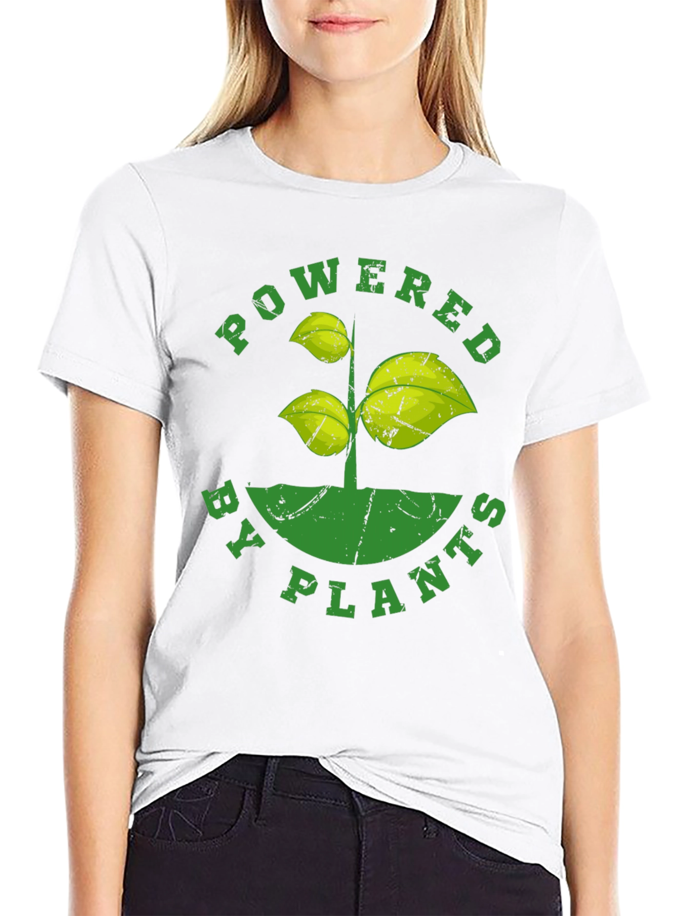 Powered By Plants T-Shirt - Vegan Graphic Tee