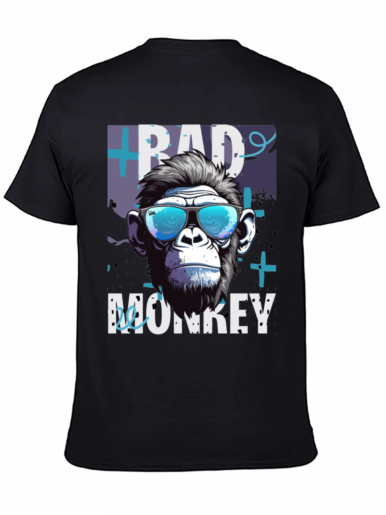 Bad Monkey Graphic Tee - Cool Animal Print T-Shirt