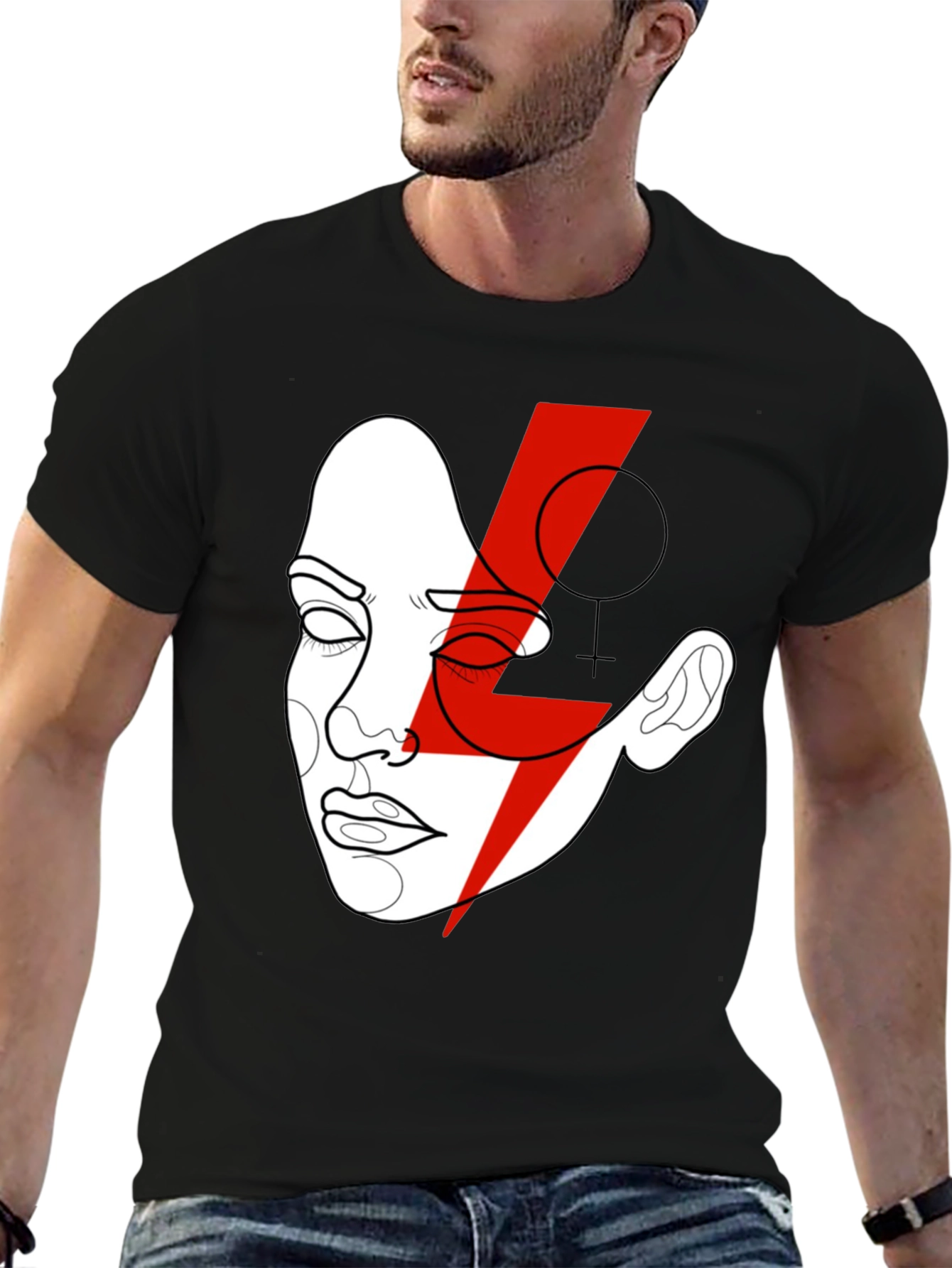 Feminist Icon T-Shirt - Black Graphic Tee
