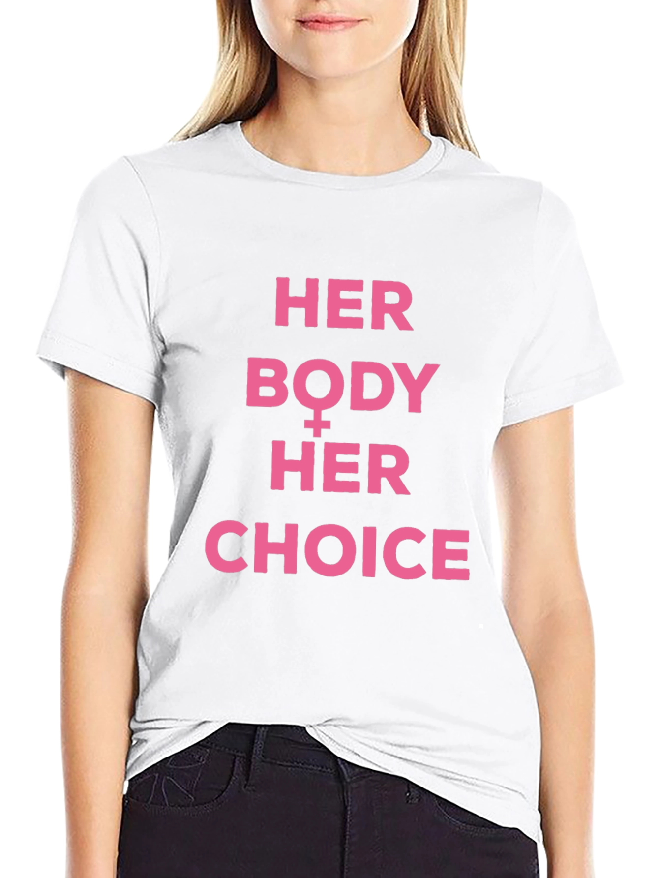 Her Body Her Choice T-Shirt Pro Choice Feminist Tee