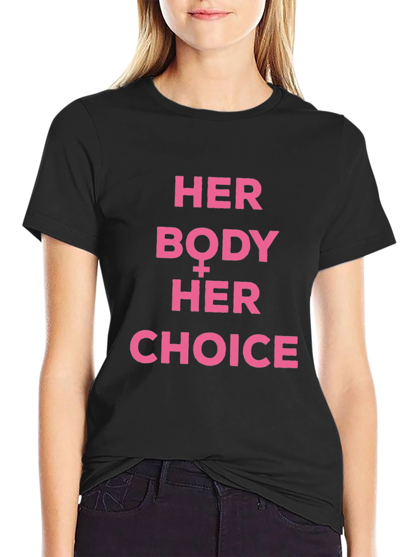 Her Body Her Choice T-Shirt Pro Choice Feminist Tee