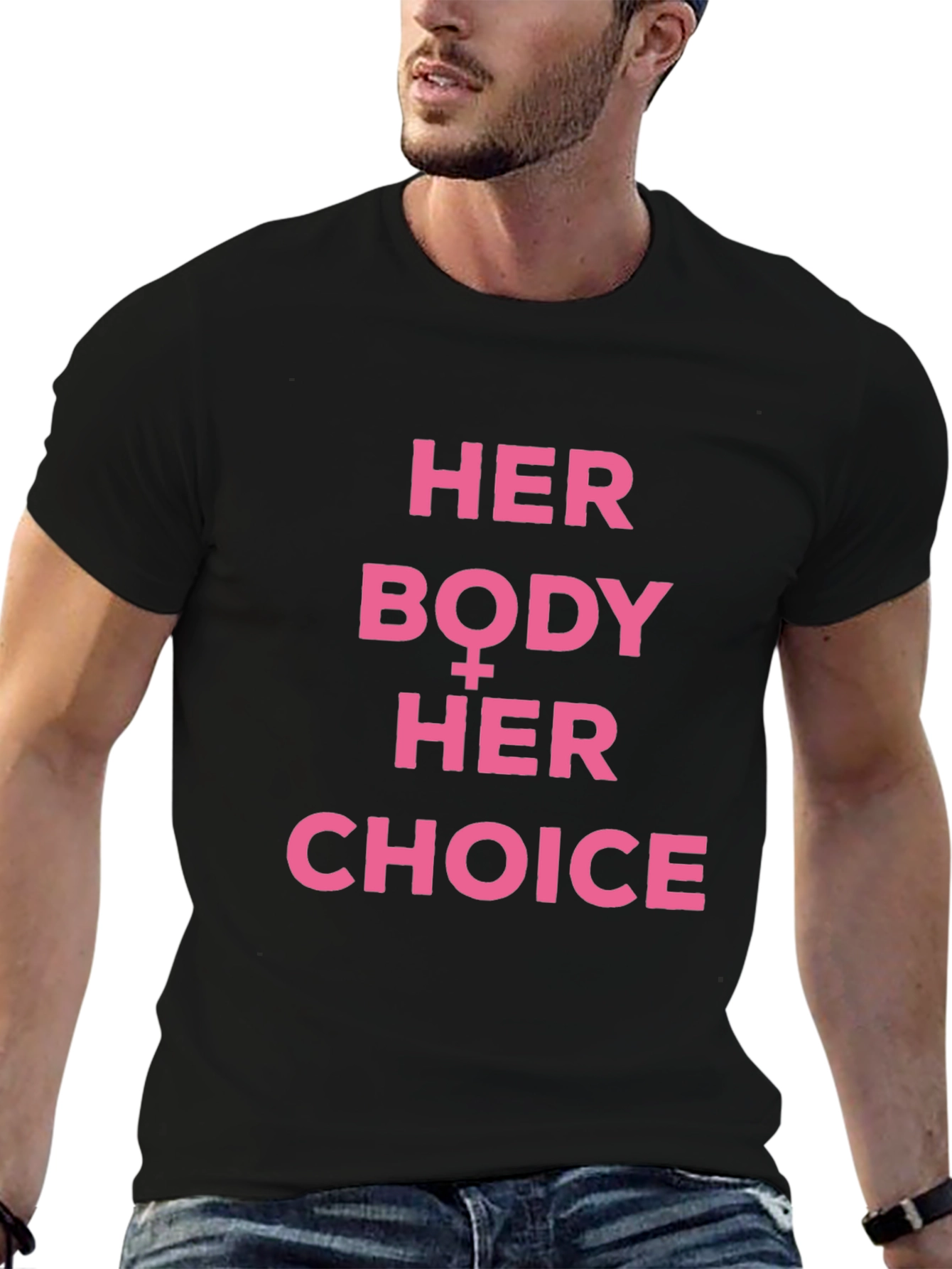 Her Body Her Choice T-Shirt Pro Choice Feminist Tee