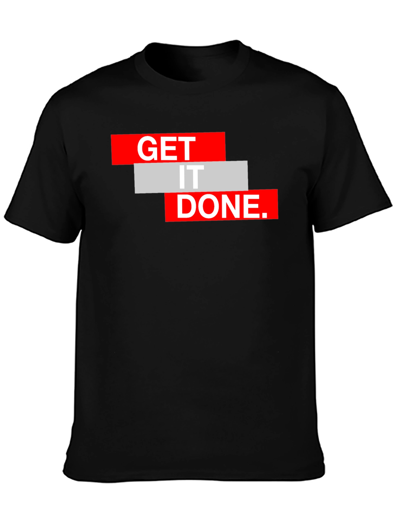 Get It Done Black Graphic Tee