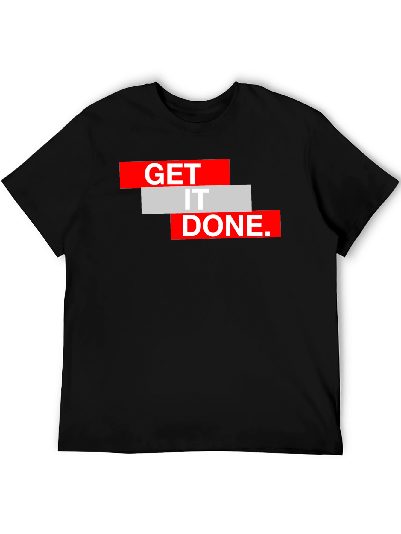 Get It Done Black Graphic Tee